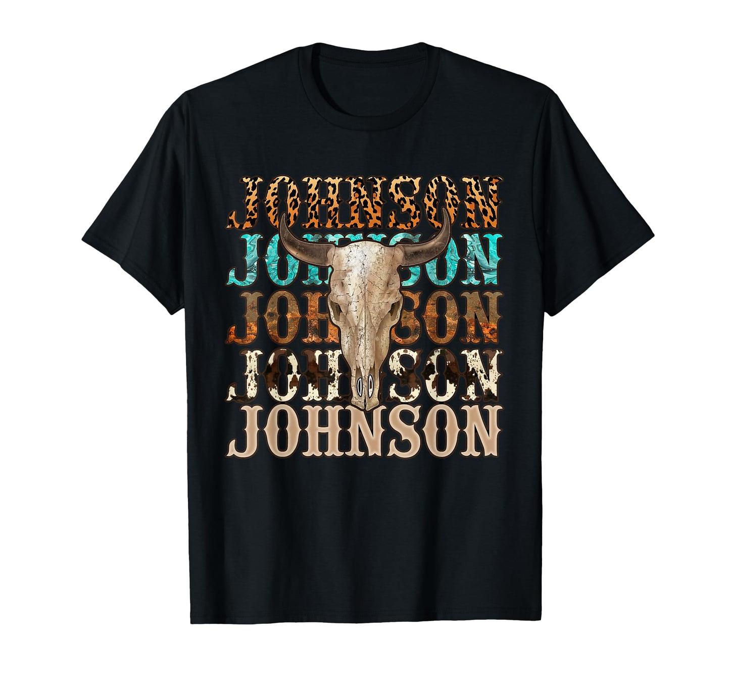 Retro Cojo Johnson Bull Skull Music Country 70s Cowboys Boot T-Shirt