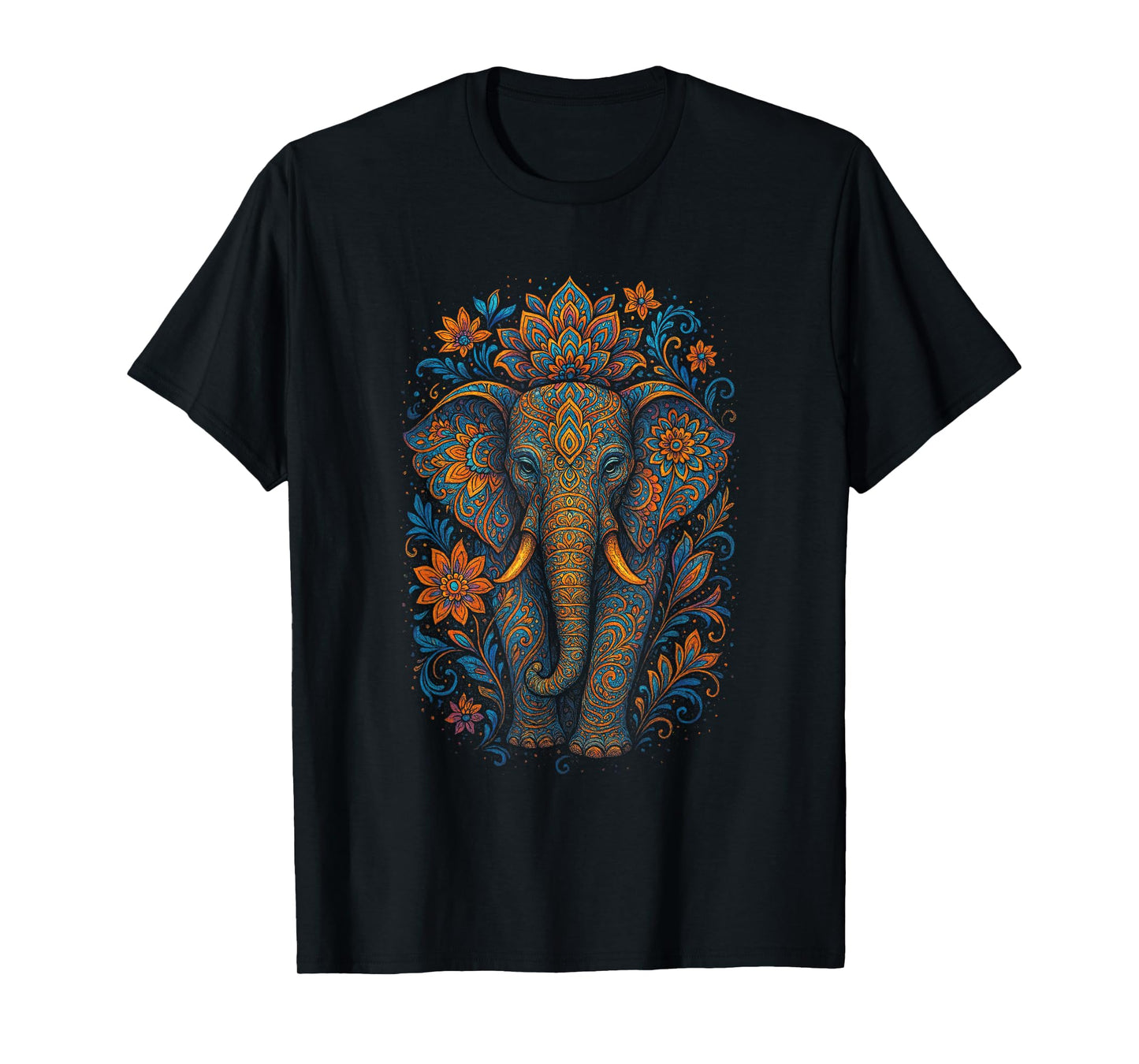 Ganesha Elephant Chakra Yoga Divine Deity Hinduism T-Shirt