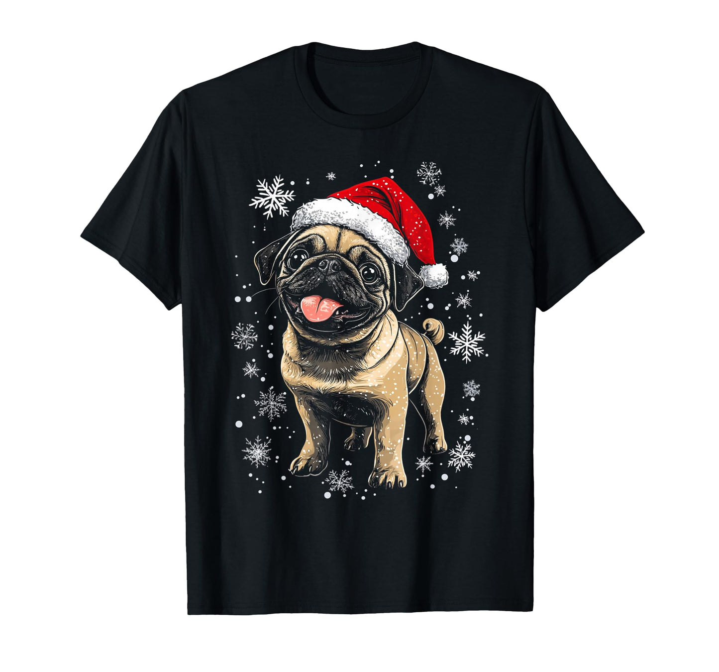 Pug Christmas T-Shirt