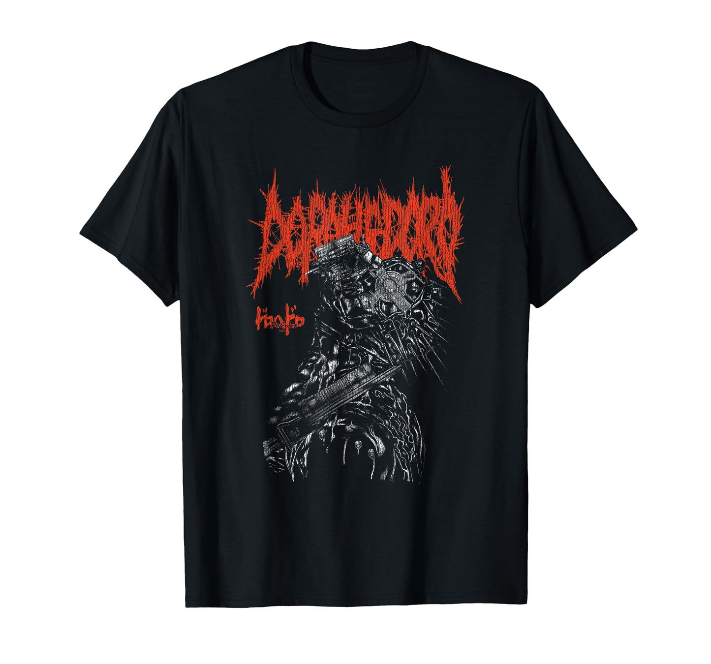 Dorohedoro Extreme Metal Caiman Mask Manga T-Shirt