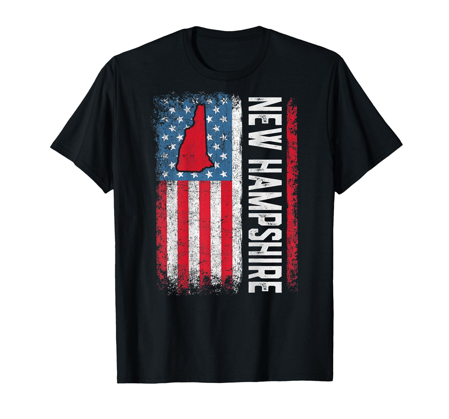 Vintage New Hampshire State USA Flag Shirt New Hampshire (On T-Shirt