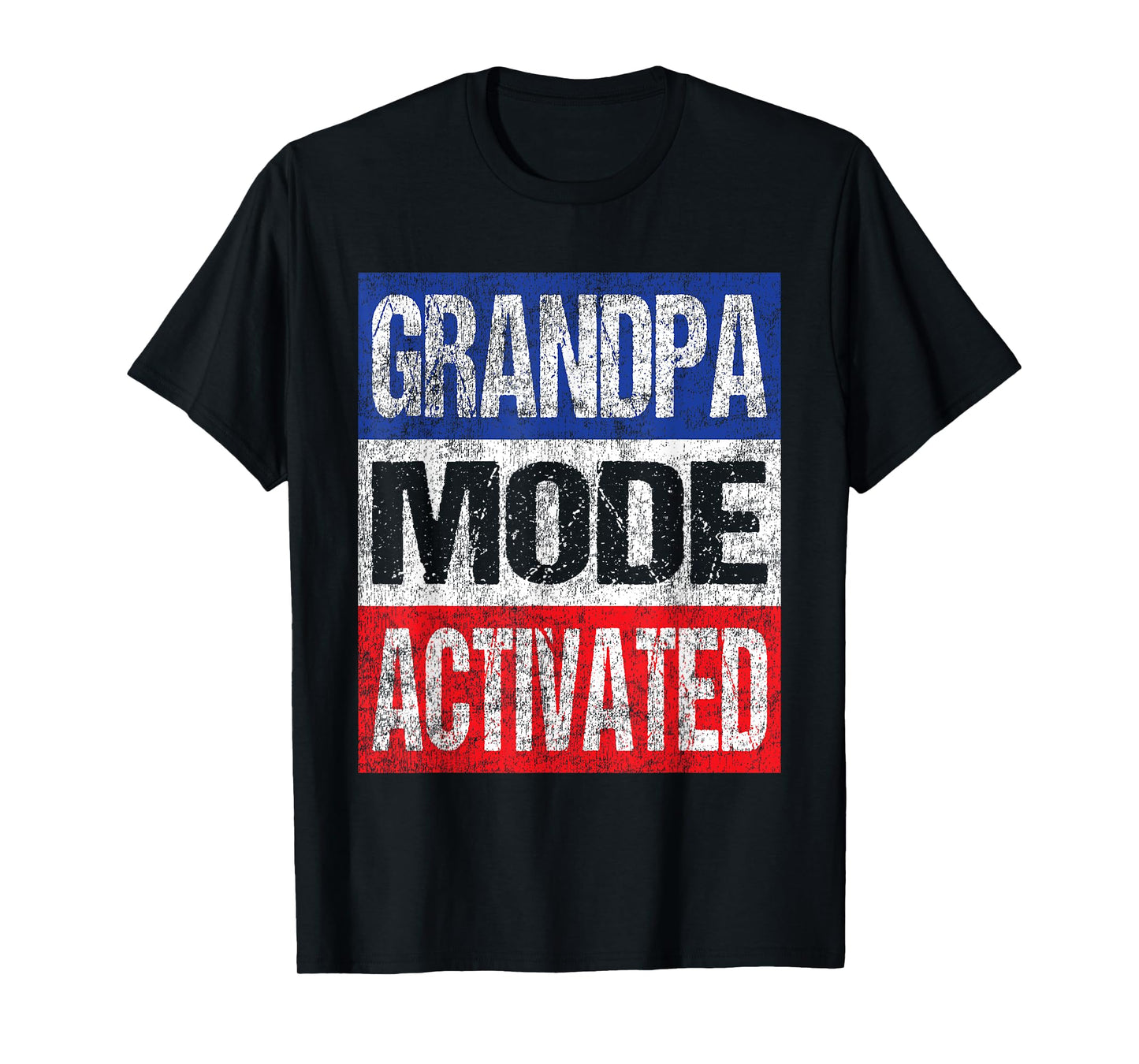 Grandpa Mode Activated - Patriotic 1st Time Grandpa T-Shirt for Men