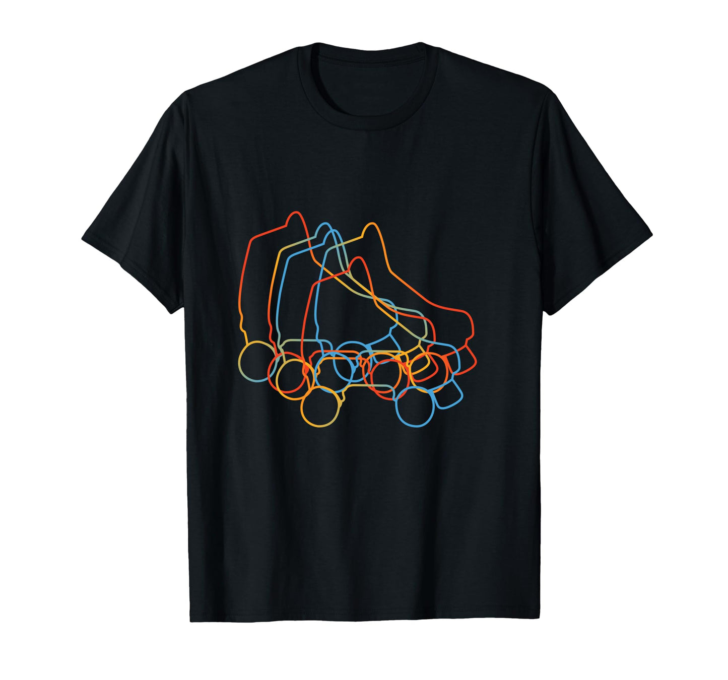 Retro Roller Skates Roller Skating Long Sleeve T-Shirt