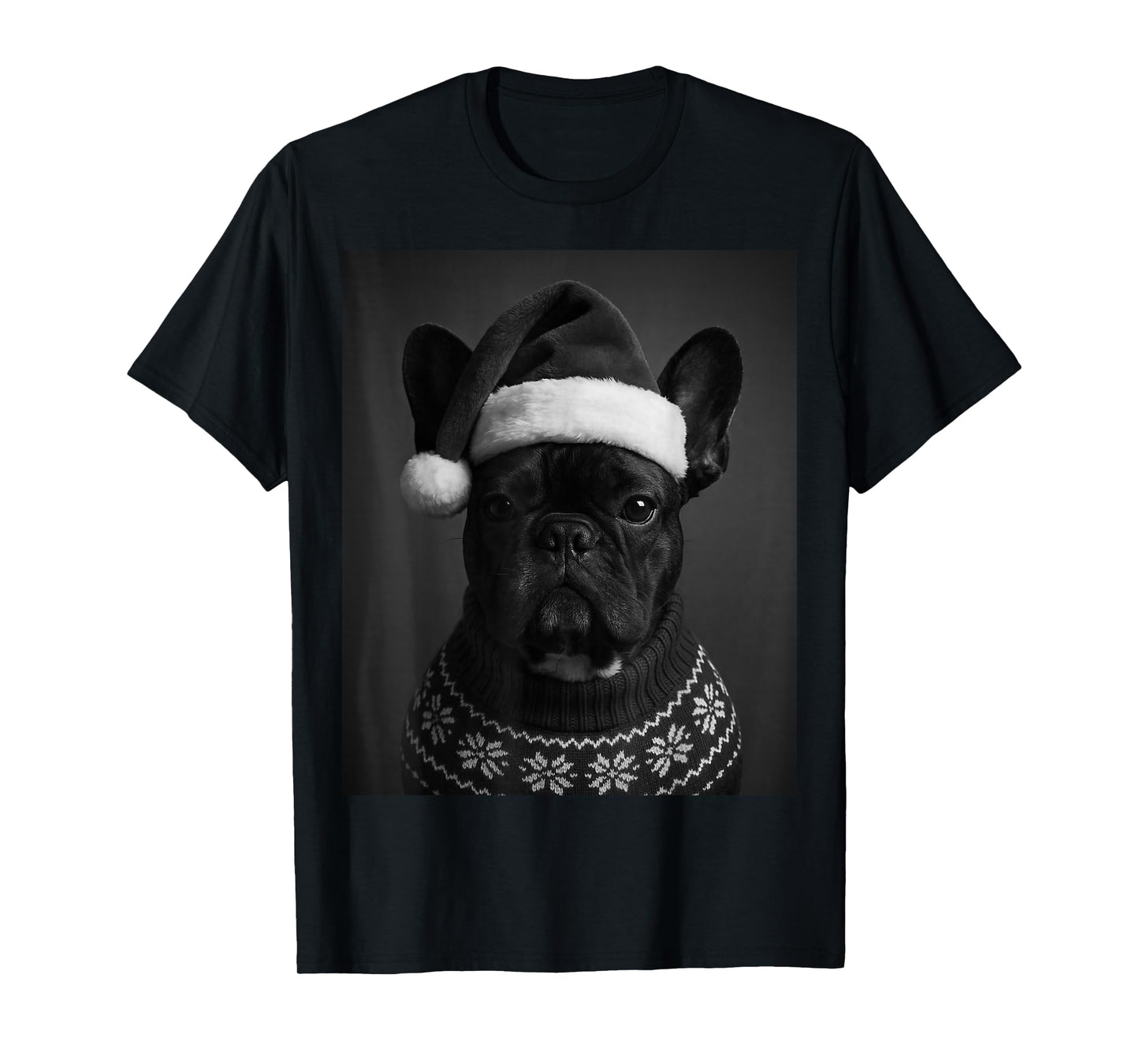 French Bulldog Merry Christmas T-Shirt