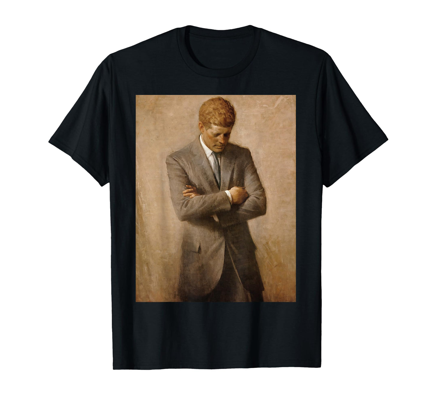JFK Portrait John F Kennedy USA Historical Most Love USA T-Shirt