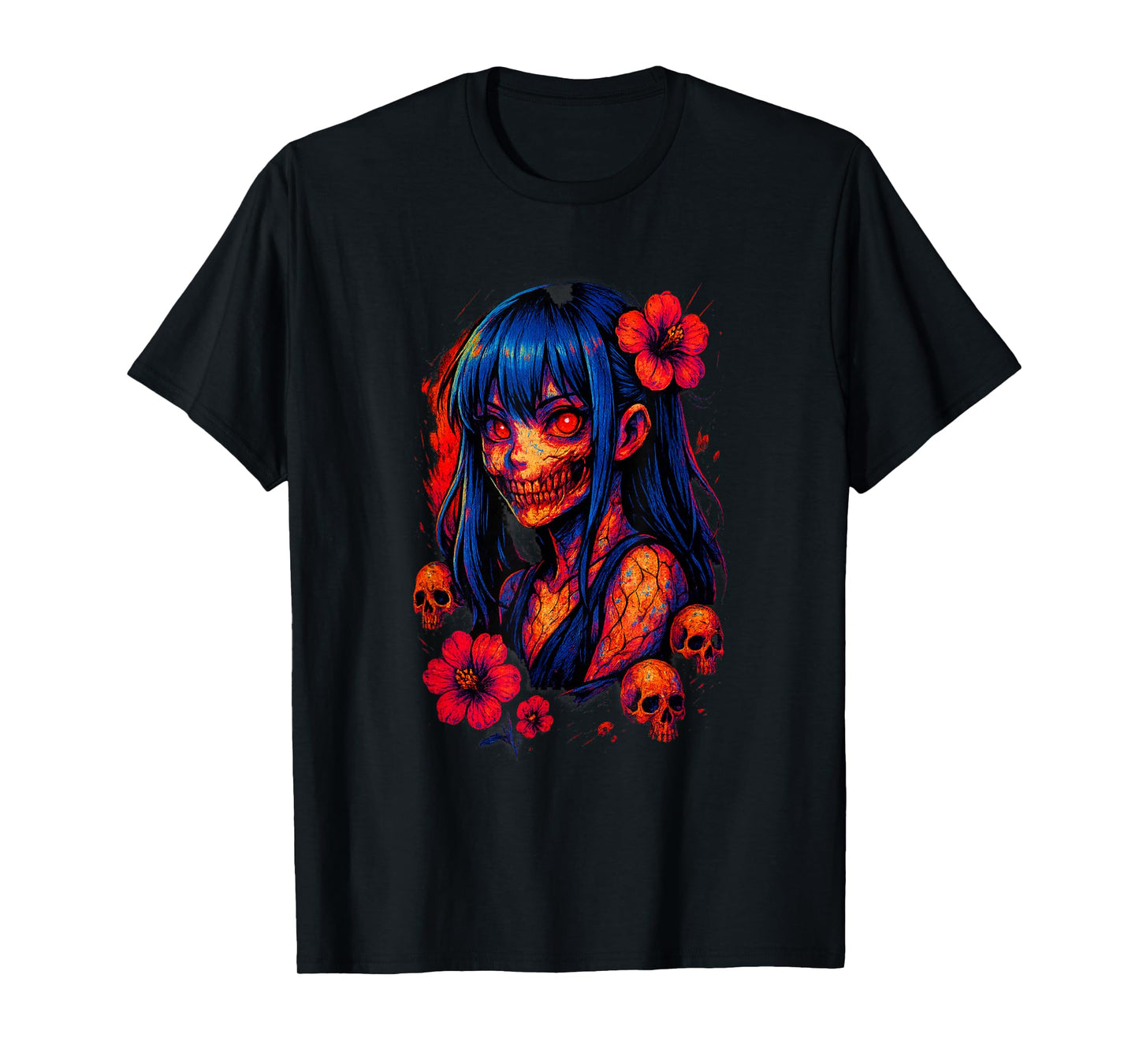 Horror Anime Manga Japan Japanese Creepy Kawaii Goth T-Shirt