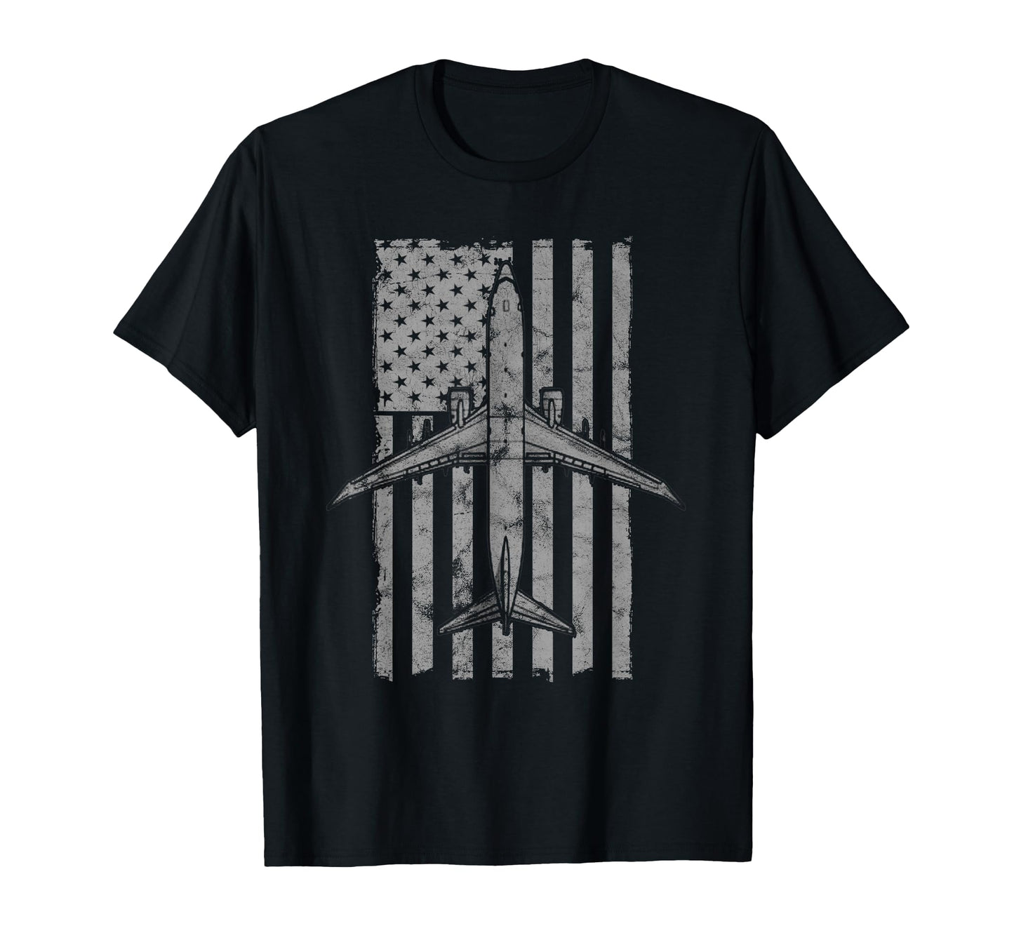 P-8 Poseidon Anti Submarine Airplane Vintage Flag T-Shirt T-Shirt