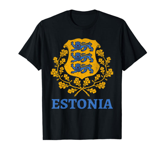 Estonia National Crest Emblem T-Shirt