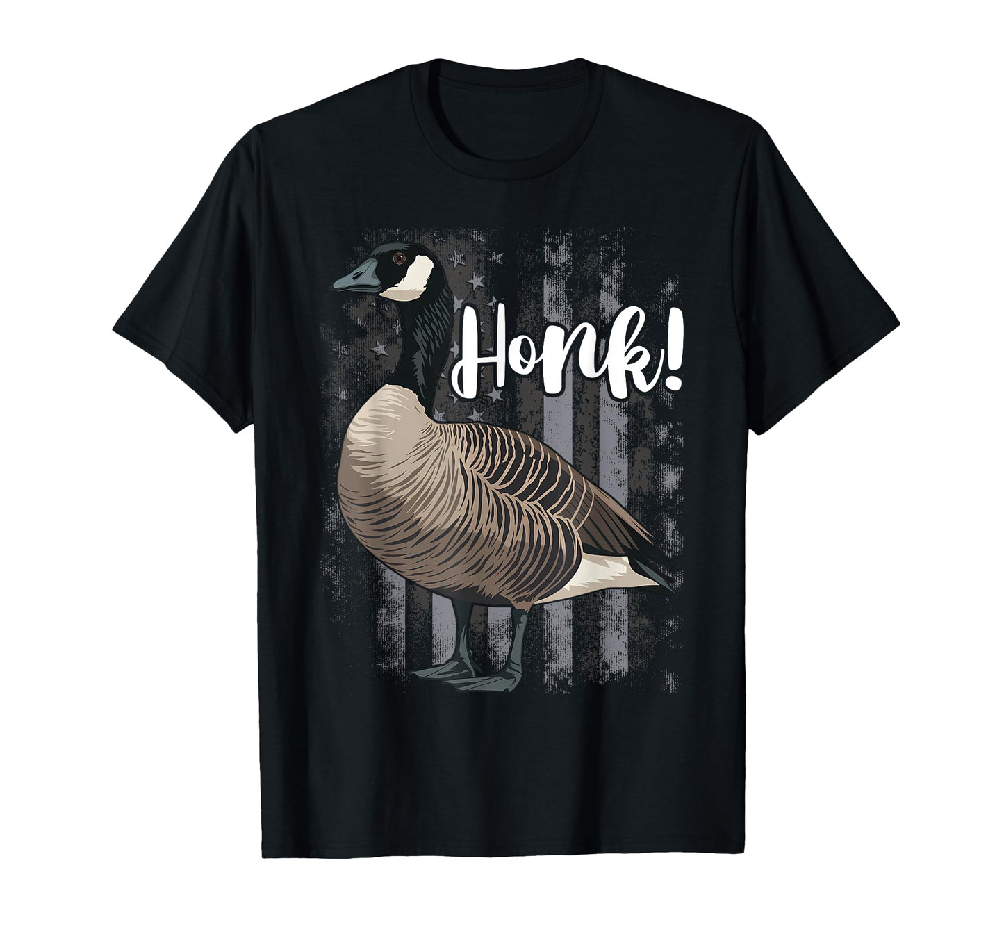 Canadian Goose Honk Funny Cute Bird Hunter T-Shirt