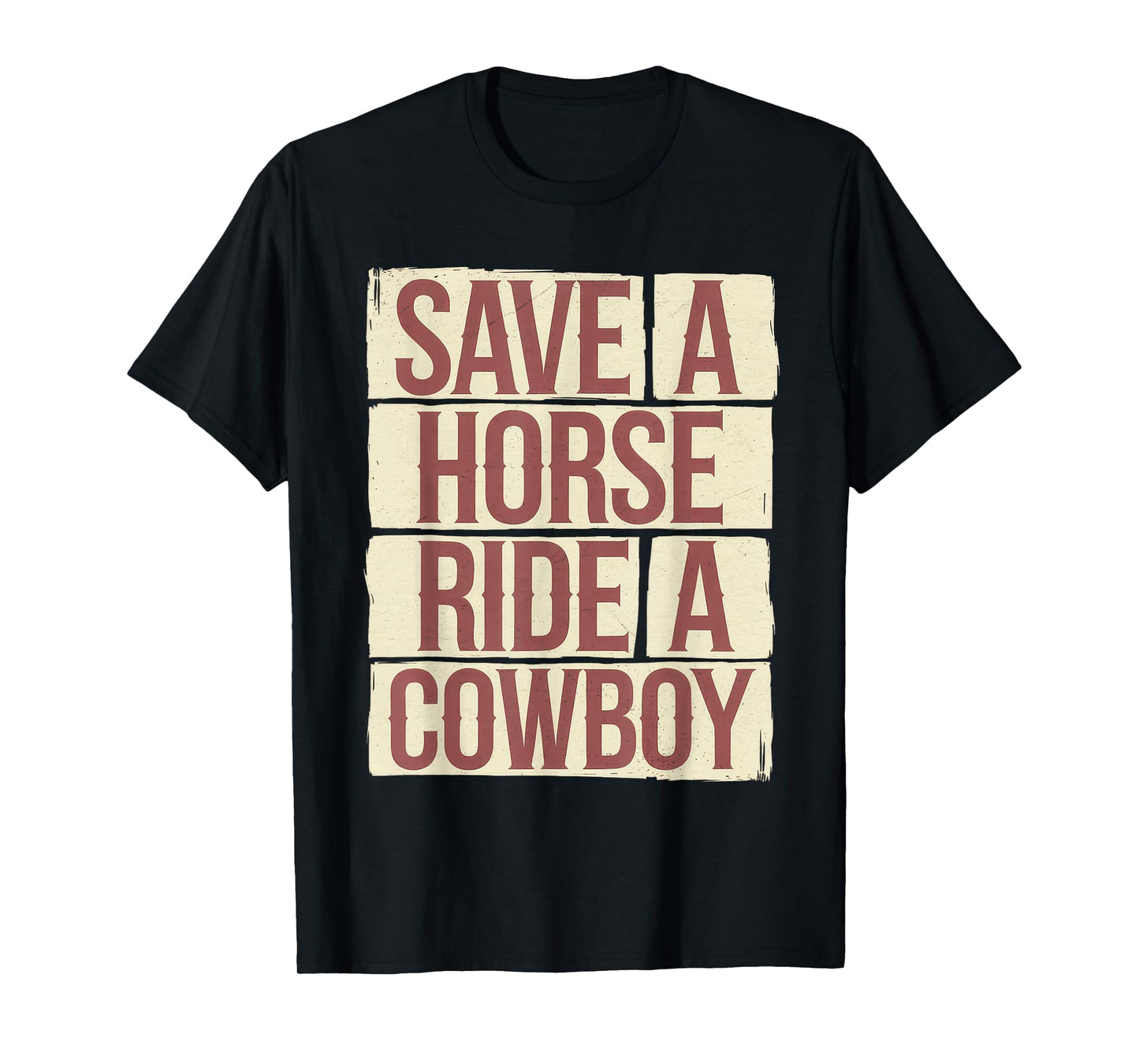 Save A Horse Ride A Cowboy Tshirt Country Outfits Horseback T-Shirt