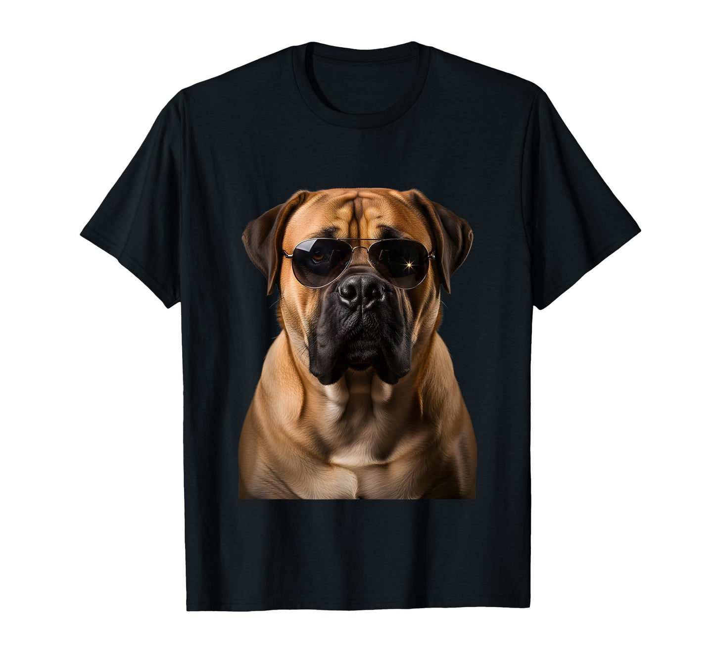 Cool Dog Sunglasses Bullmastiff Funny Look T-Shirt