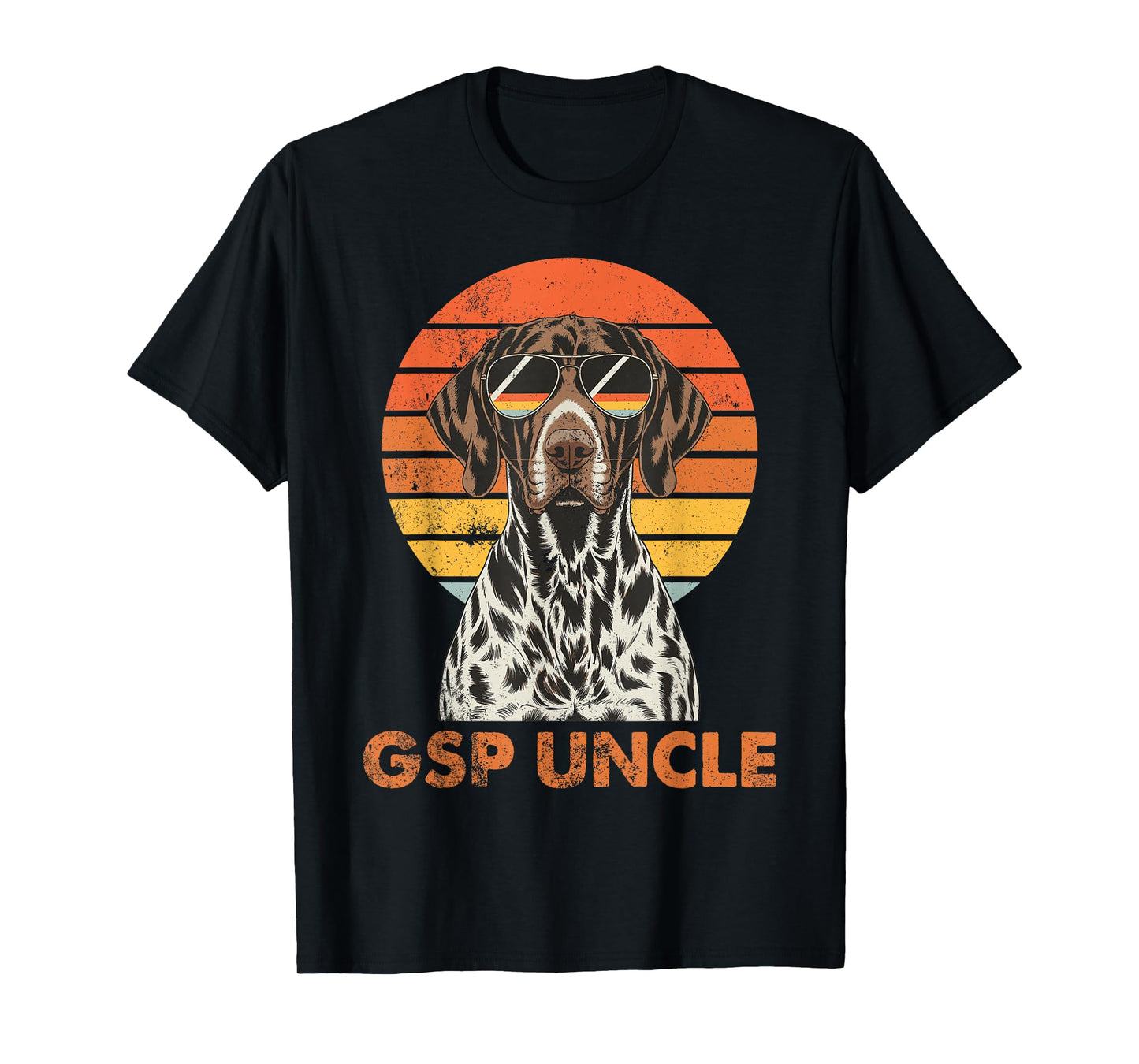 Retro German Shorthaired Pointer Uncle Vintage Dog Owner T-Shirt