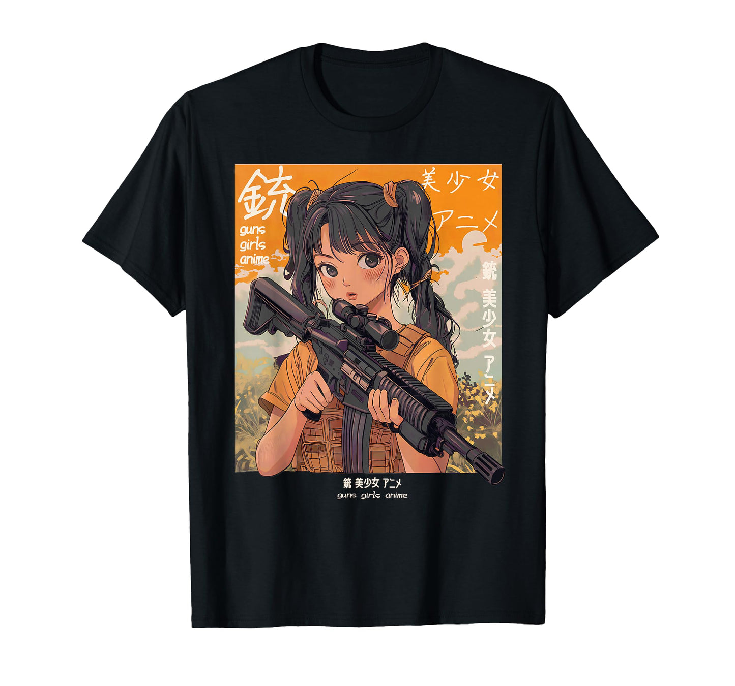 Anime Waifu Graphic T-Shirt
