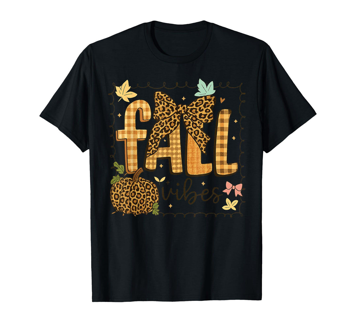 Hello Fall Thanksgiving Coquette Boho Floral Fall Vibes T-Shirt