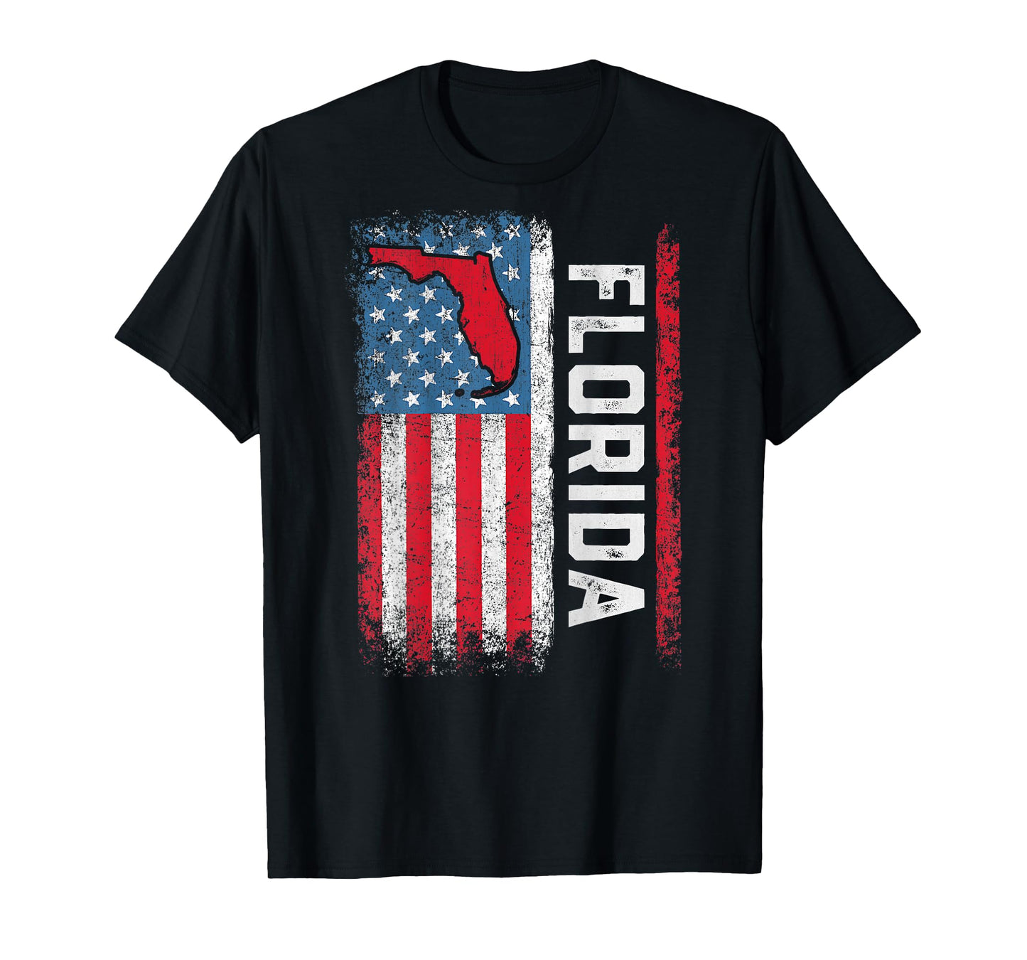 Vintage Florida State USA Flag Shirt Florida (On Back) T-Shirt