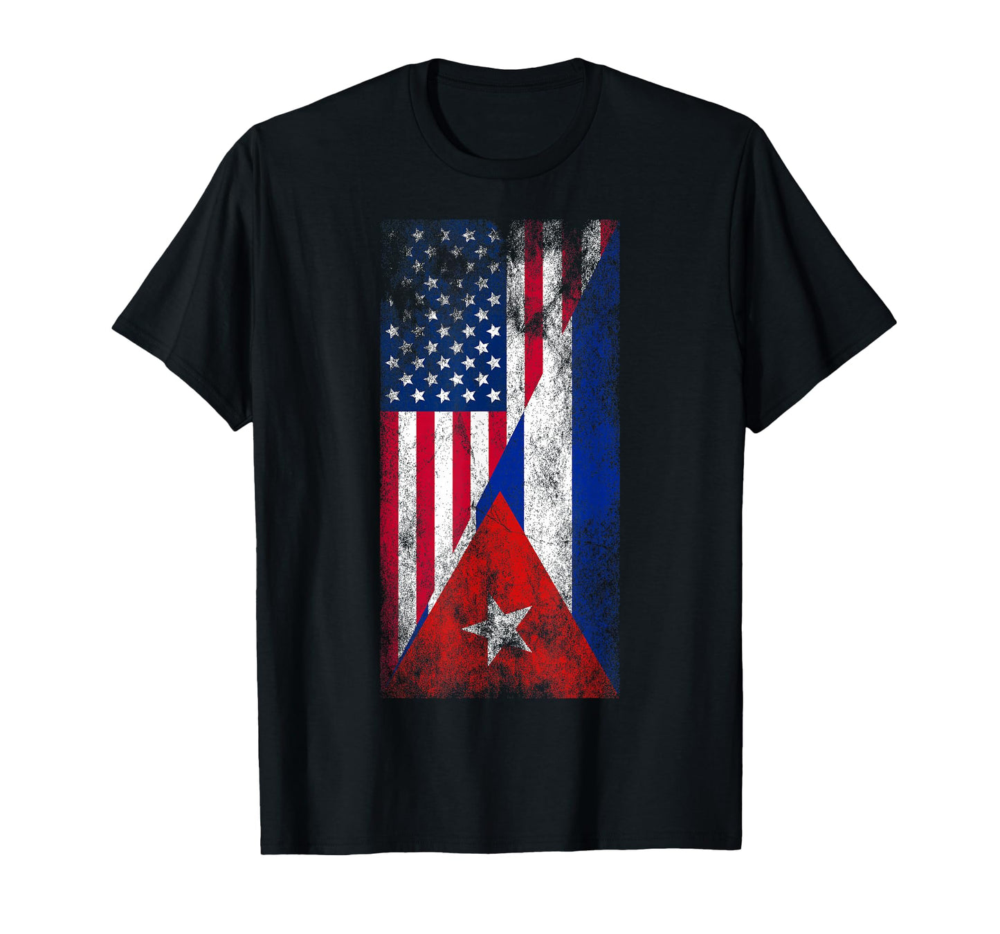 USA Cuba Flags - United States of America, Cuban T-Shirt