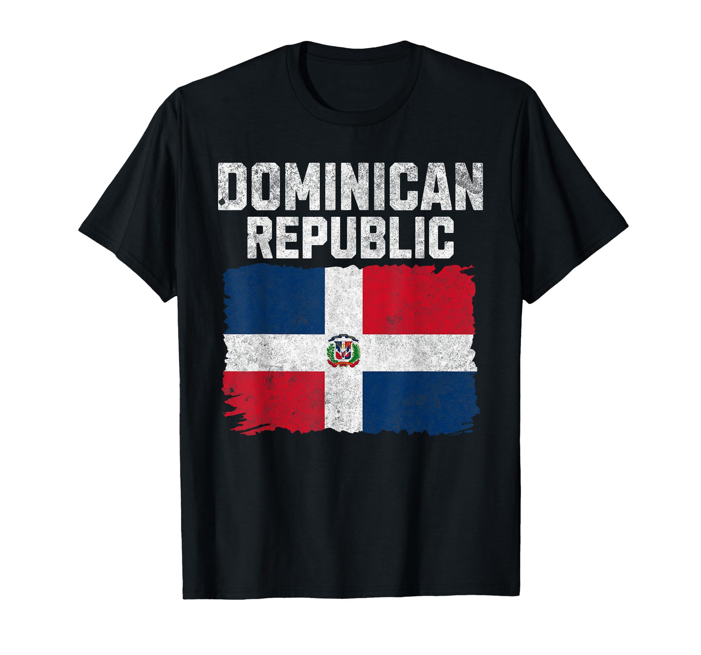 Dominican Republic Flag Vintage Dominican Flag Men Women T-Shirt