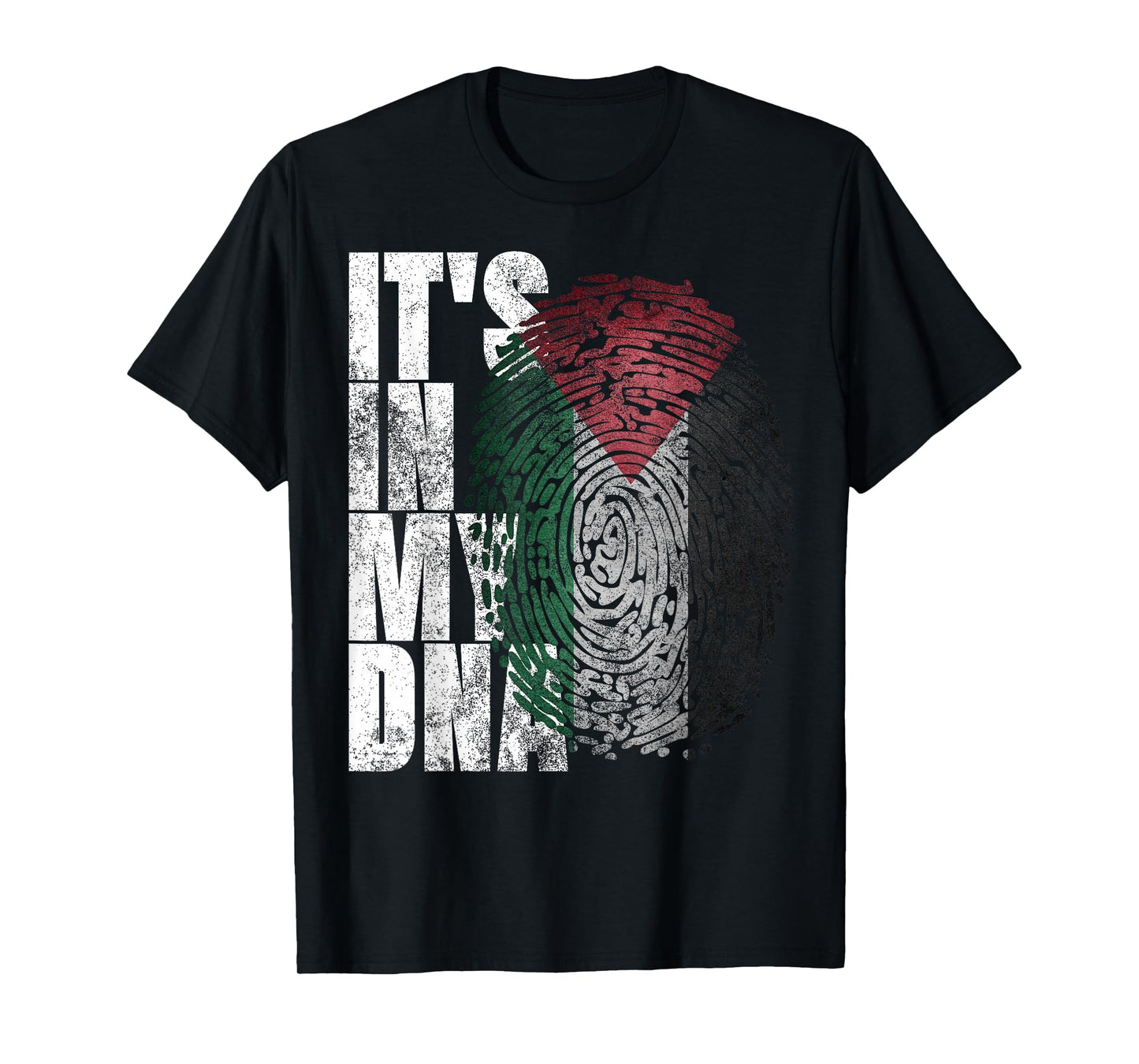 It's In My DNA Palestinian Shirt Arabic Gifts Palestine Flag T-Shirt