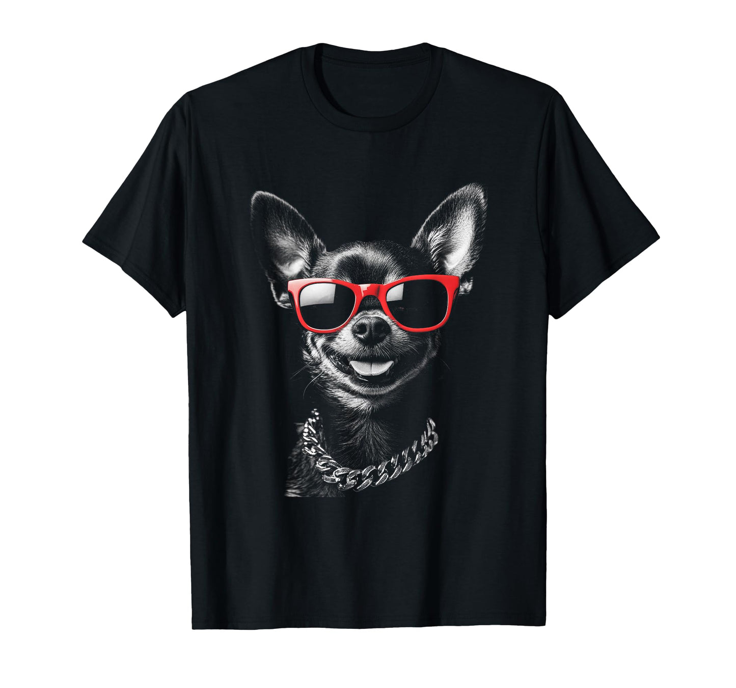 Cool Chihuahua with Sunglasses Funny Dog Attitude T-Shirt