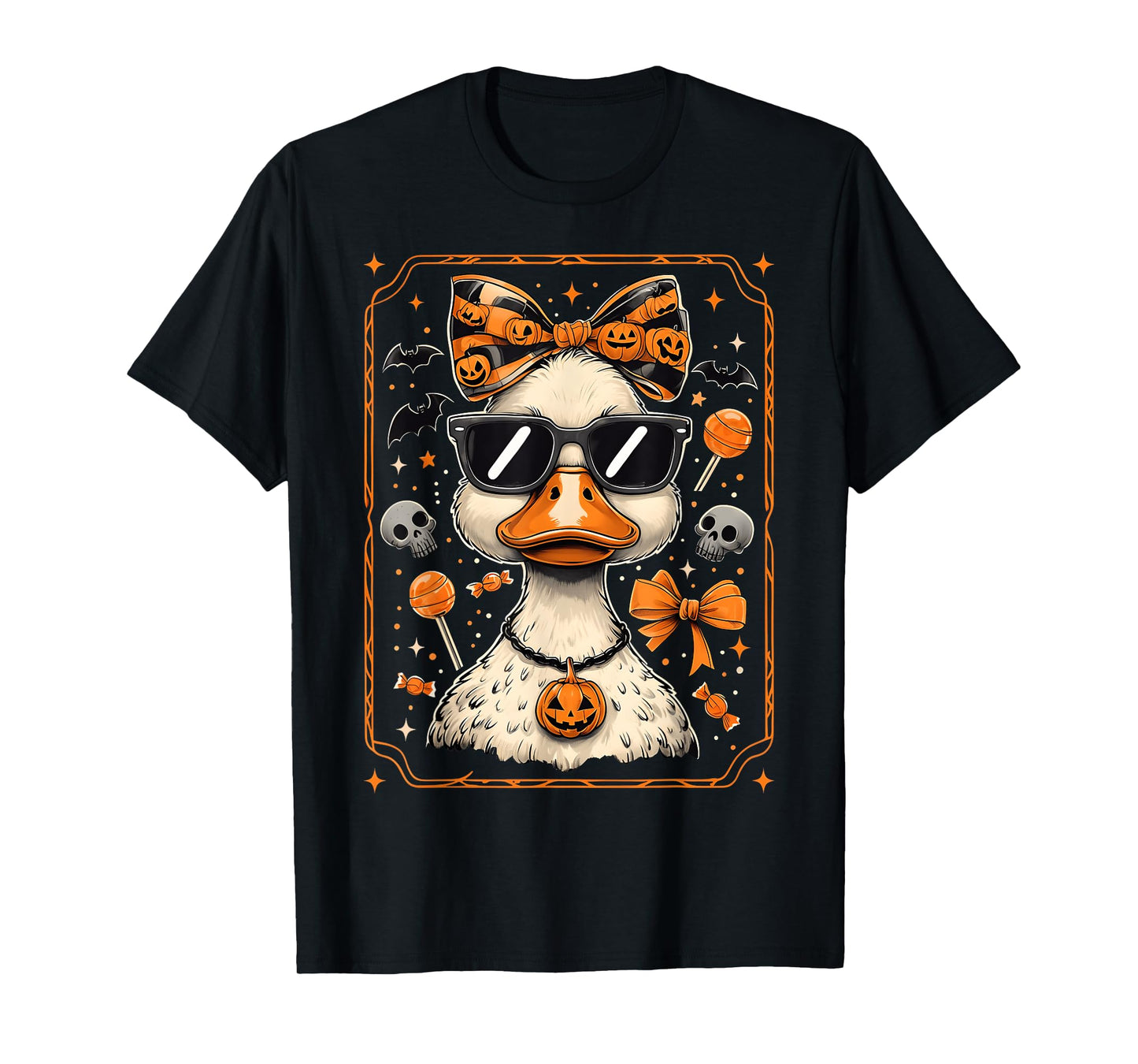 Girls Goose Halloween Silly Goose Halloween Matching Toddler T-Shirt