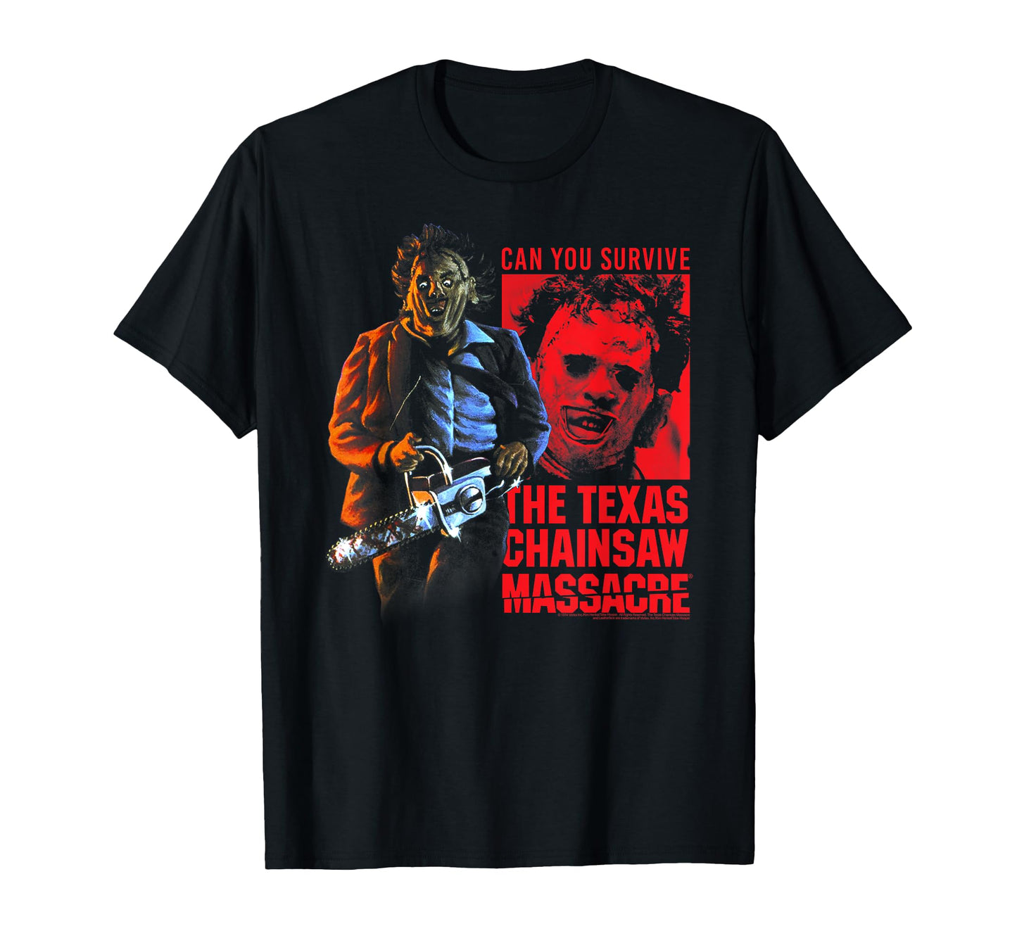 The Texas Chainsaw Massacre Survive Leatherface Horror T-Shirt