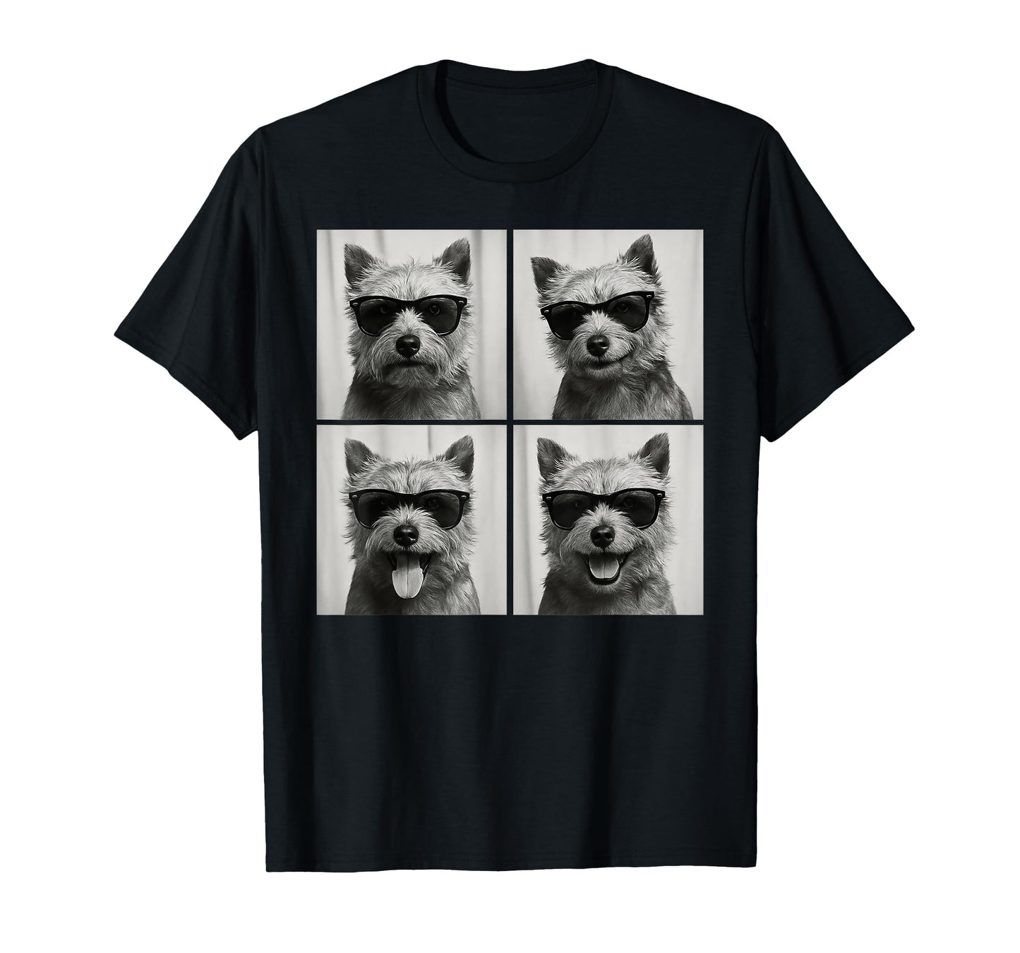 Funny Norwich Terrier Lover Cute Dog Photo Booth T-Shirt