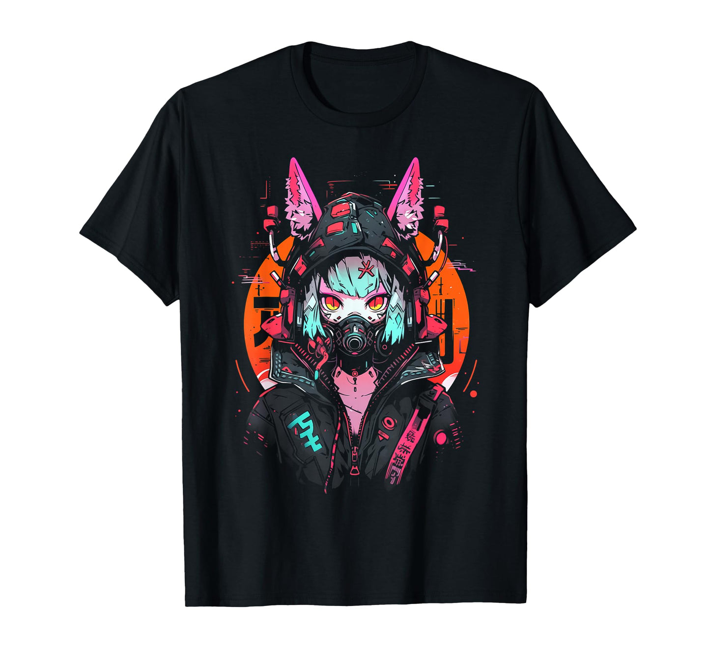 Anime Manga Cyberpunk Aesthetic Techwear Harajuku T-Shirt