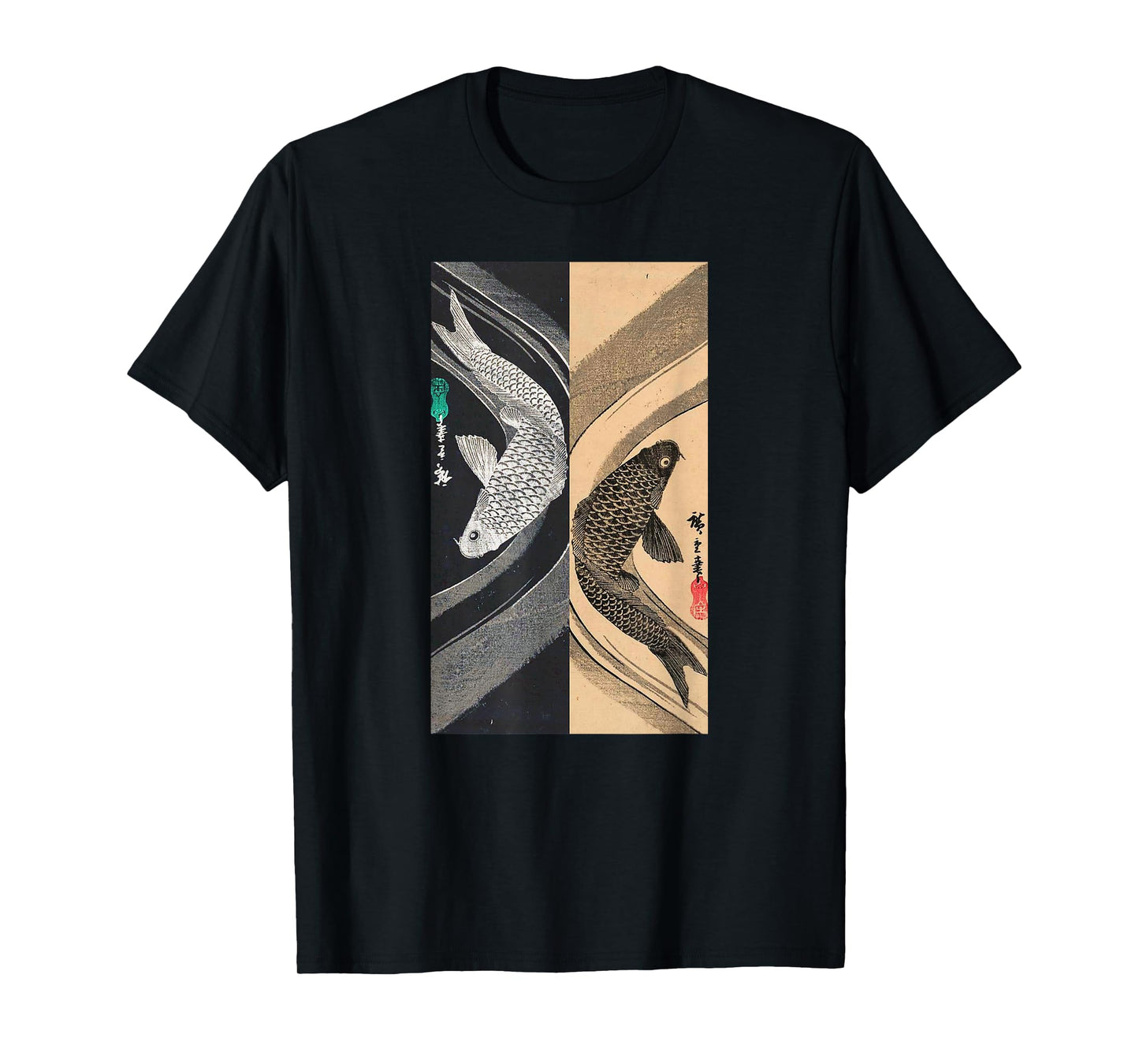 Japanese Art Fish Graphic Design 3 T-Shirt