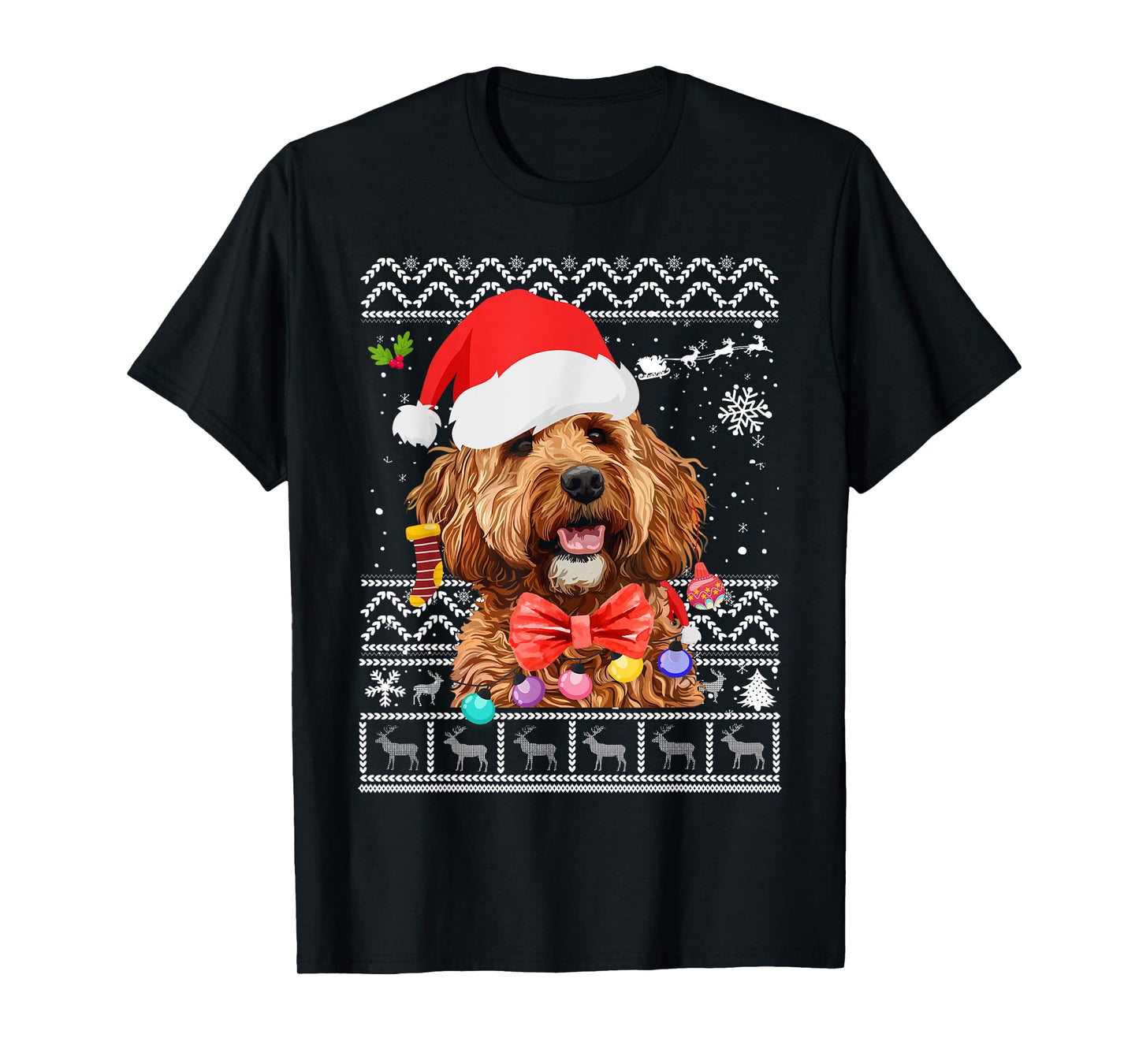 Cavapoo Christmas Outfit Idea For Kids & Christmas Cavapoo T-Shirt