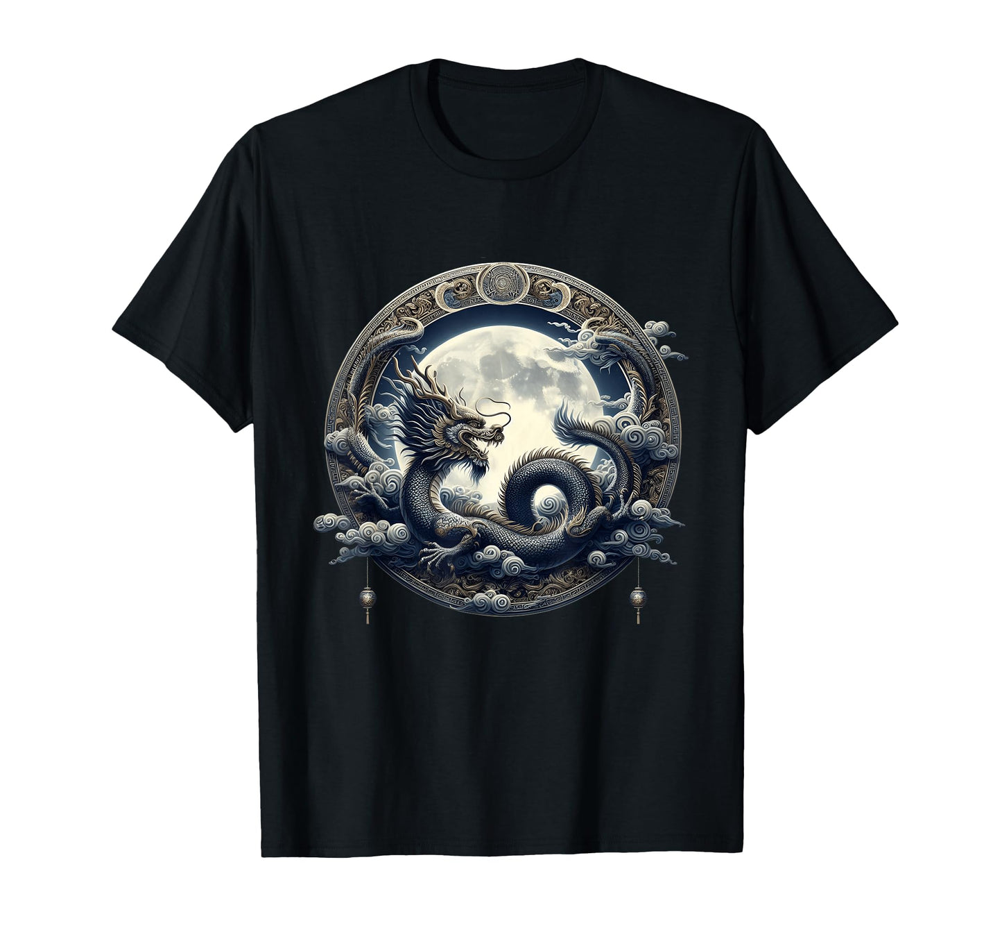 Aesthetic Cottage Lunar Mystical Allure Of Dragons Dragon T-Shirt