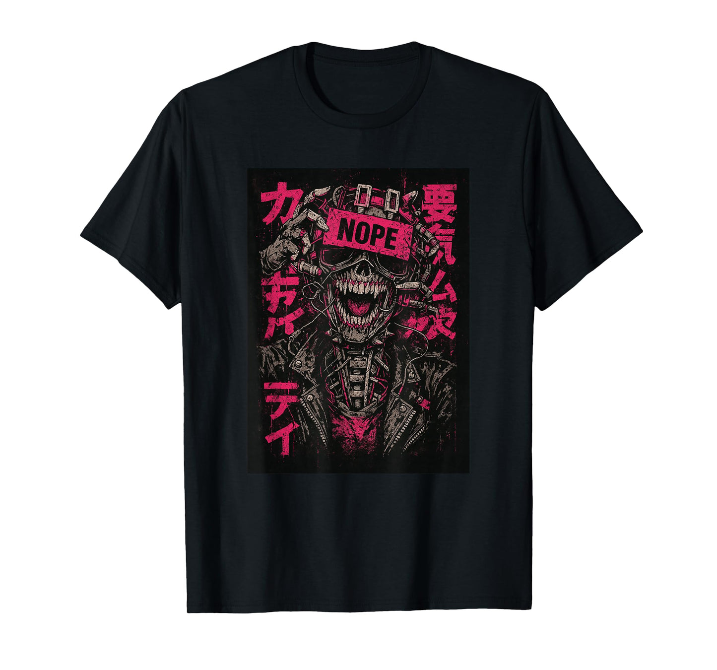 Japanese Streetwear Futuristic Retro Techwear | Anime Manga T-Shirt