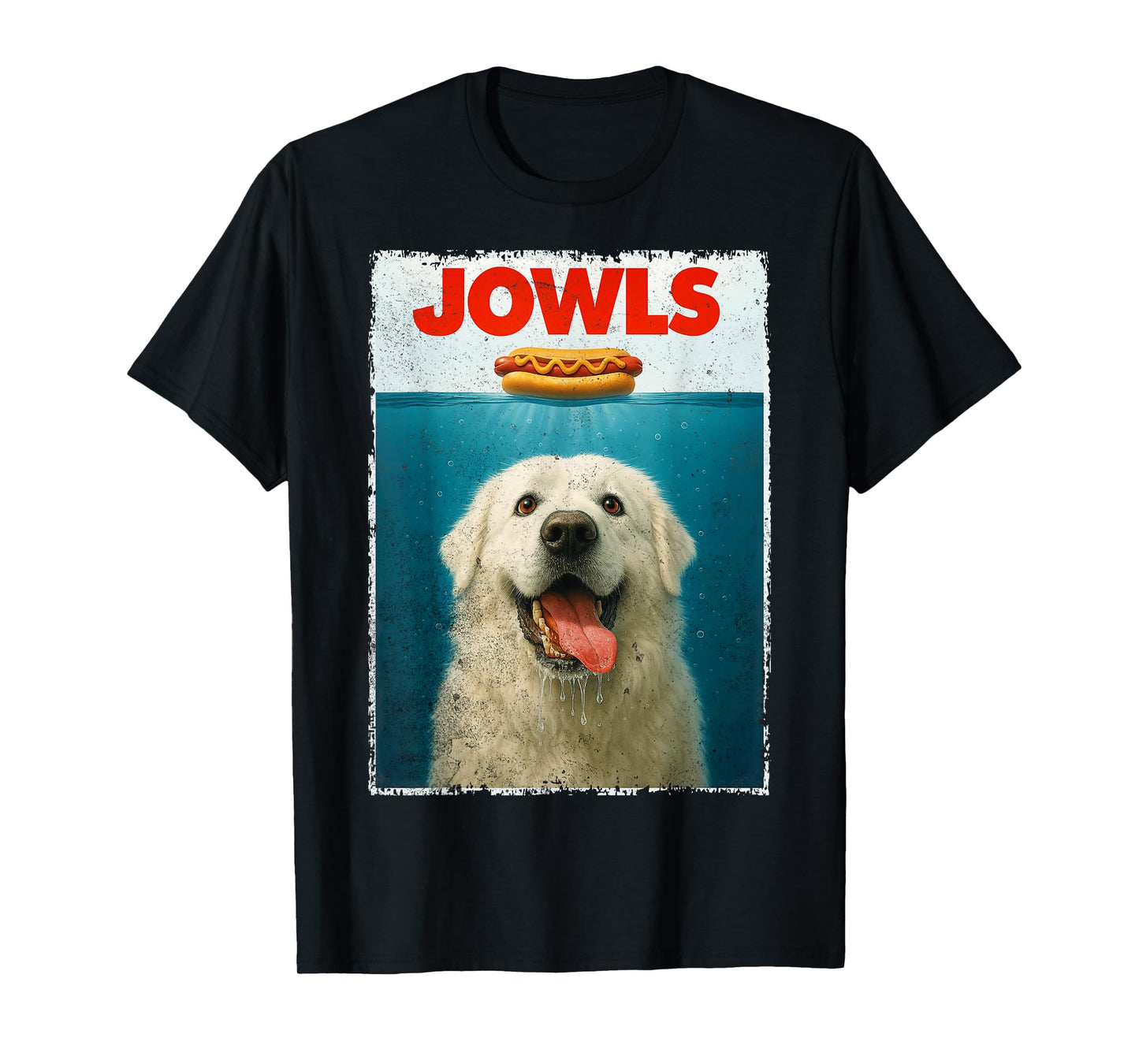 Great Pyrenees Jowls Gentle Giant Funny Dog Dad Dog Mom Top T-Shirt