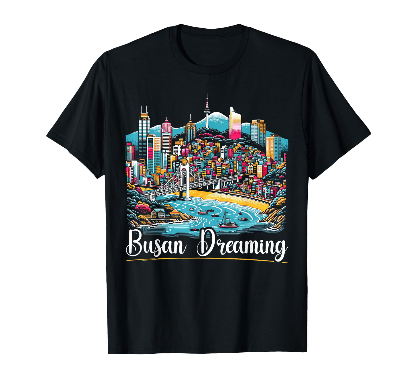 Busan South Korea Country Travel Vacation Korean T-Shirt