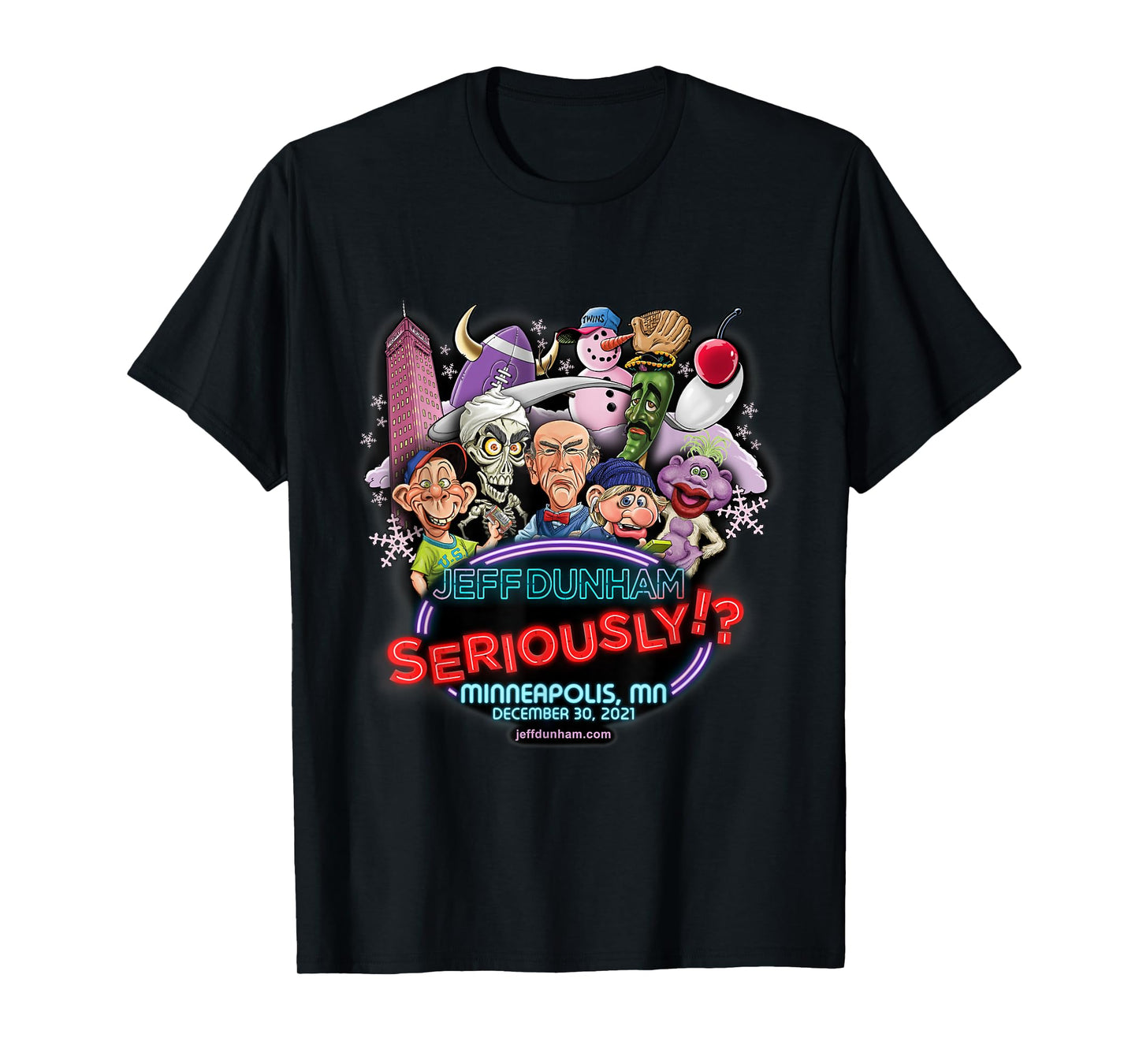 Jeff Dunham Minneapolis, MN T-Shirt
