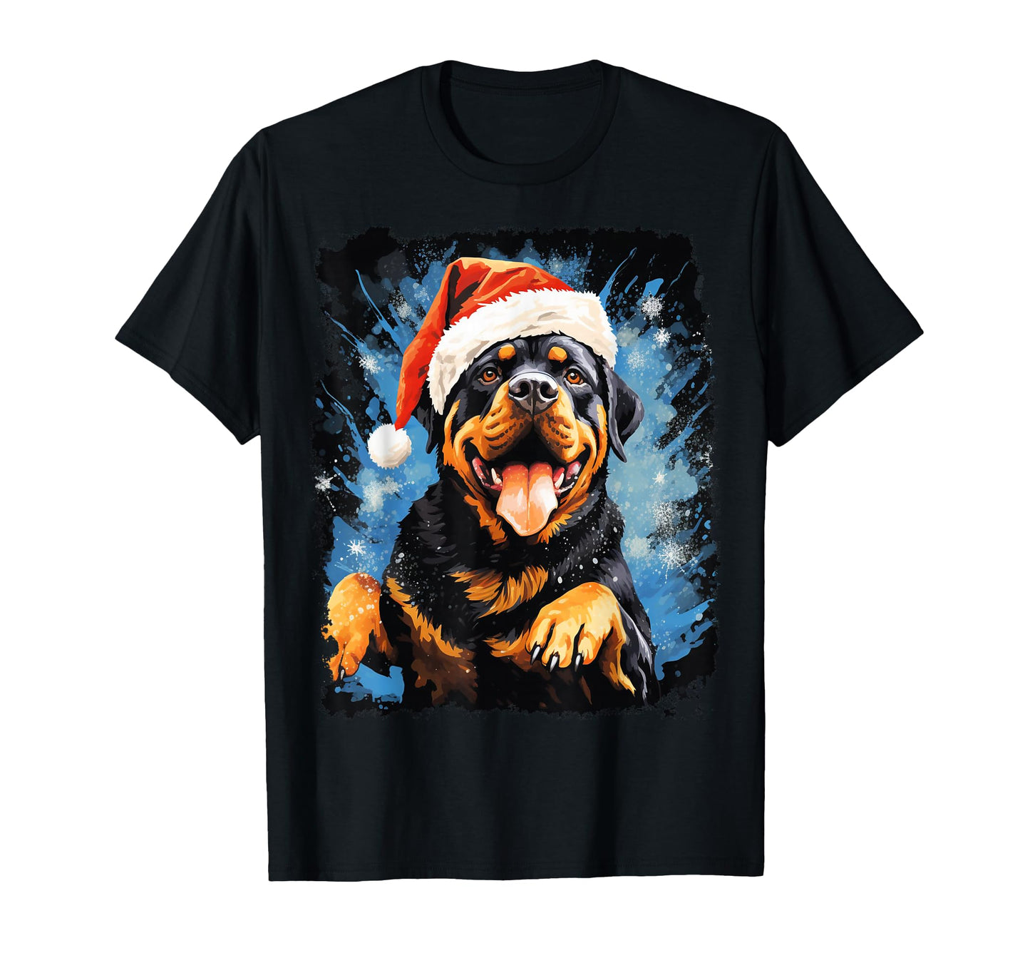 Dog Funny Rottweiler Christmas T-Shirt