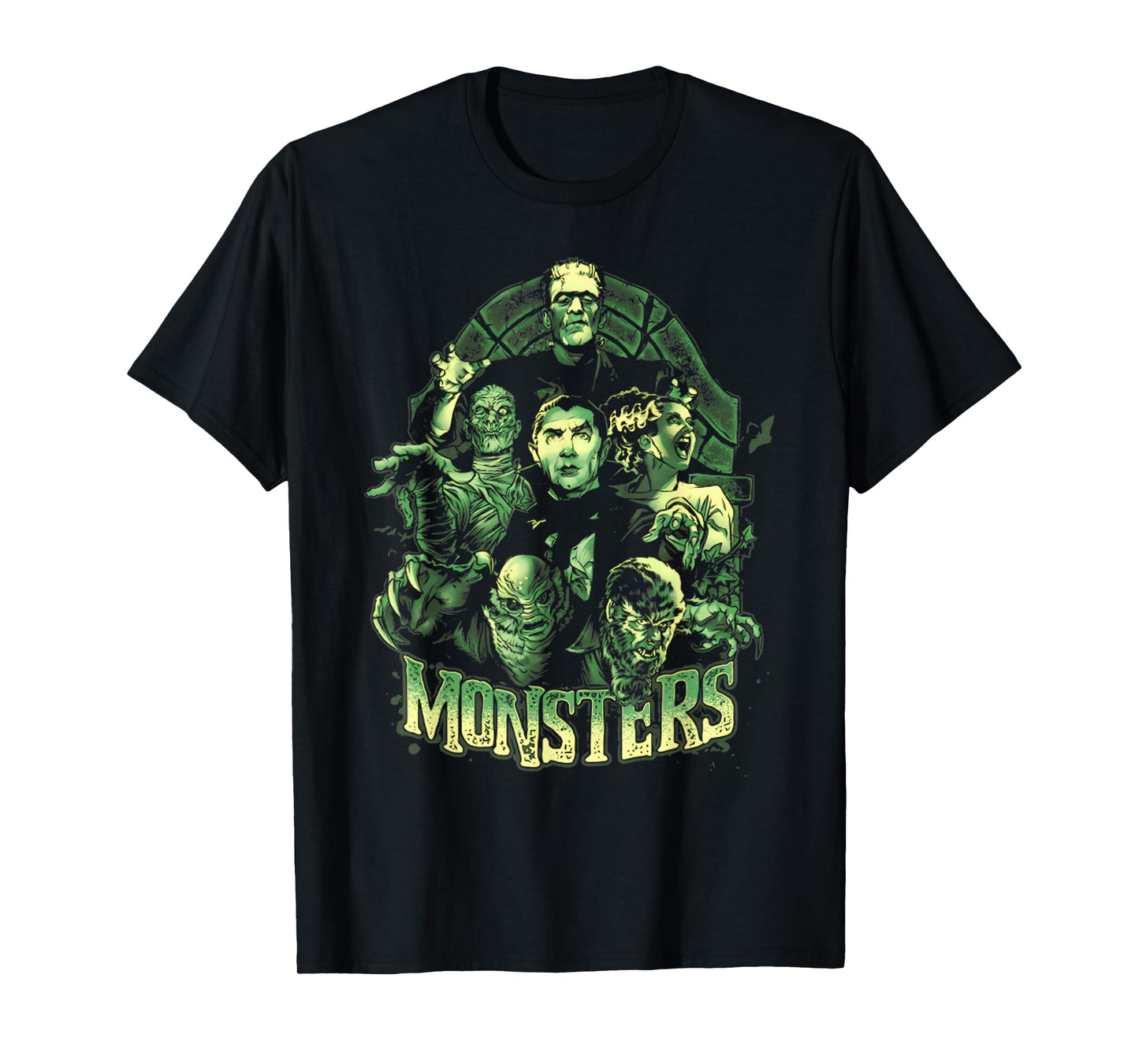 Vintage Funny Monster Mash Frankenstein Horror Movies Lovers T-Shirt