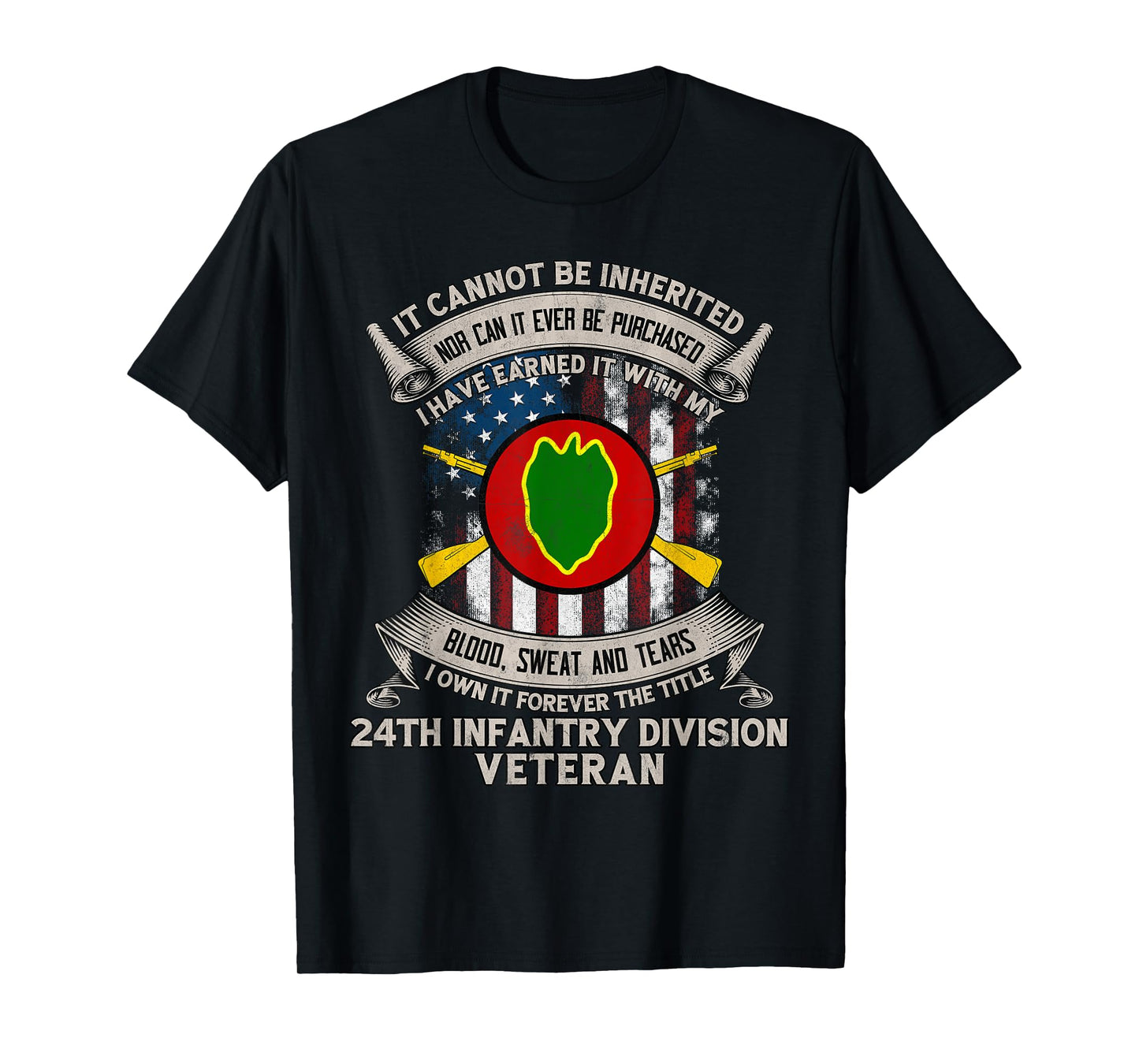 24th Infantry Division Veteran Fort Stewart Georgia Gift Tee T-Shirt