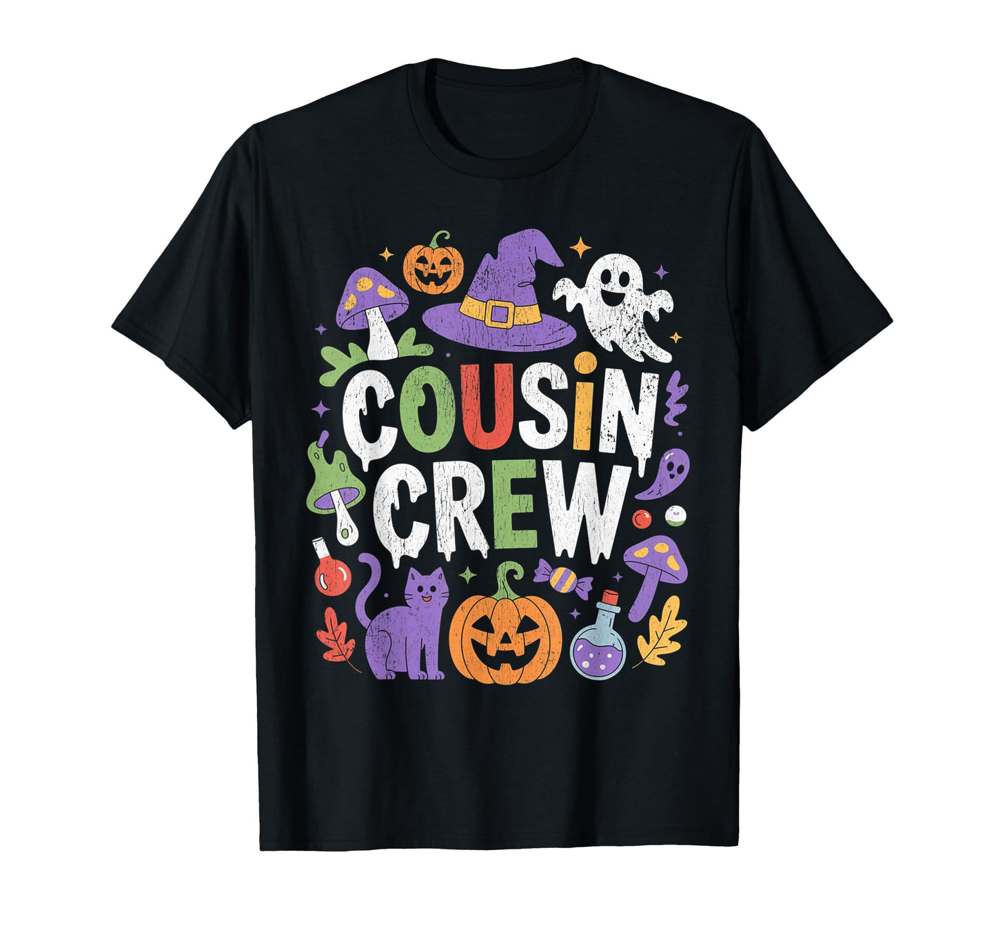 Halloween Cousin Crew Boo Pumpkin for Kid Girl Boy Toddler T-Shirt