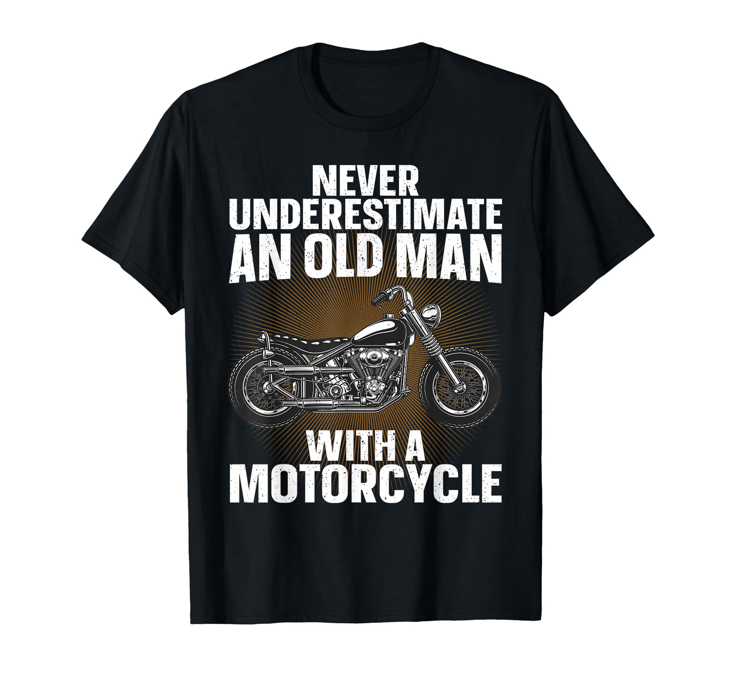 Motorcycle Design For Men Grandpa Motorbike Motorcycle Rider T-Shirt