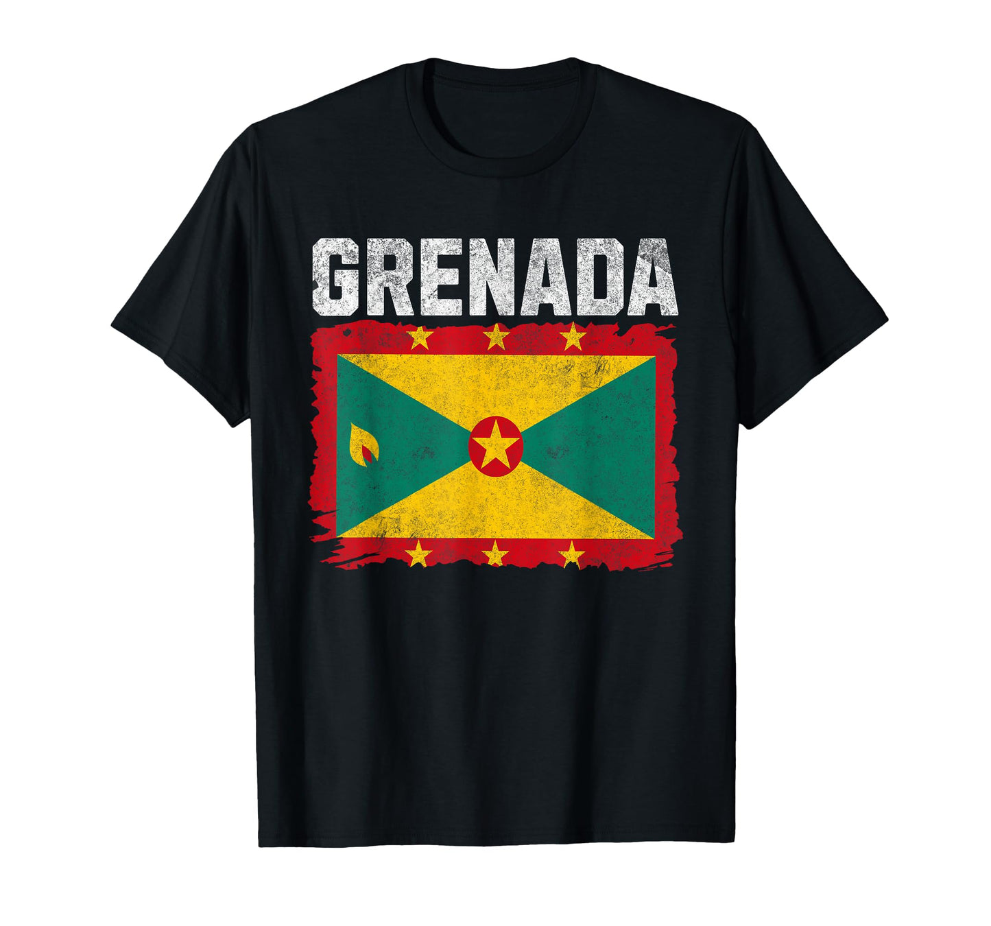 Grenada Flag Vintage Grenadian Pride Caribbean Men Women T-Shirt