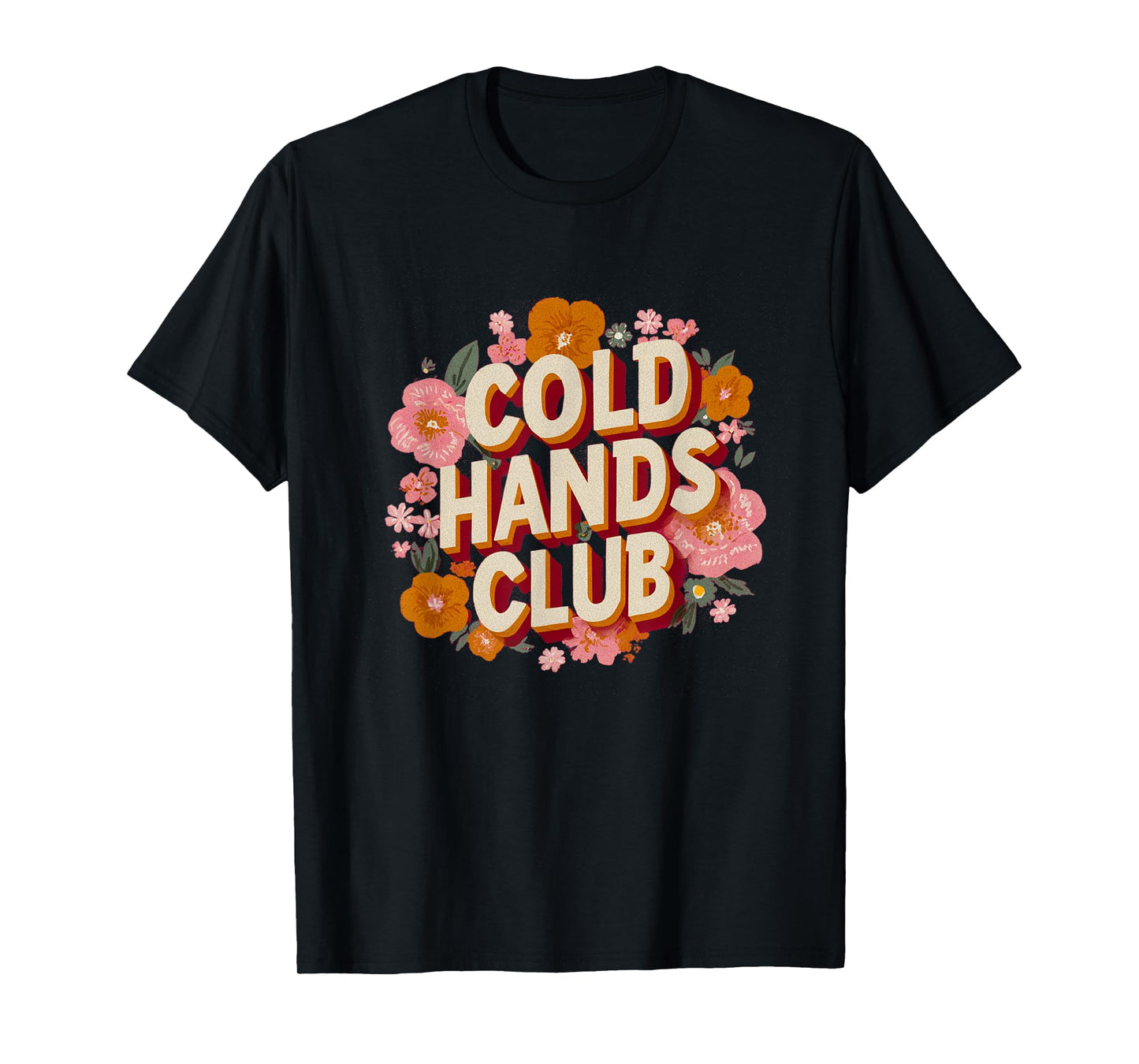 Flowery Cold Hands Club Costume T-Shirt