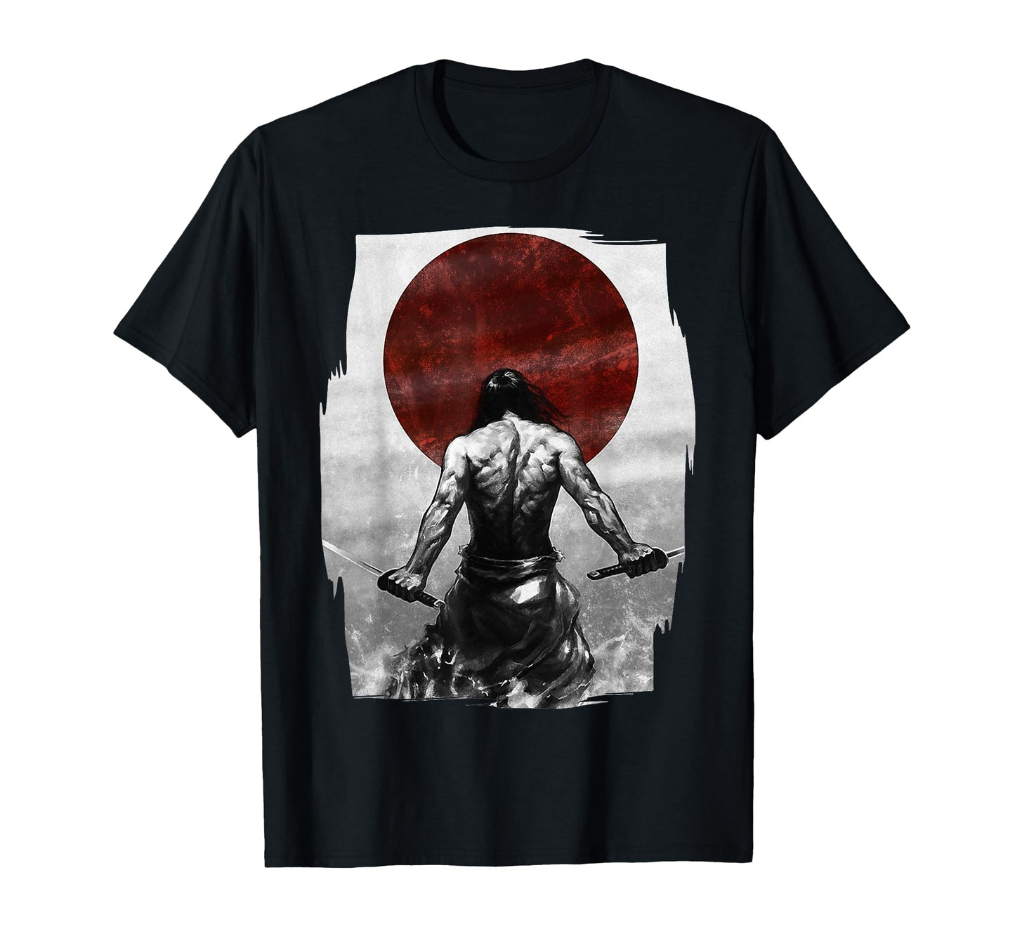 Samurai Warrior Vintage Fighter Retro Bushido Japanese T-Shirt