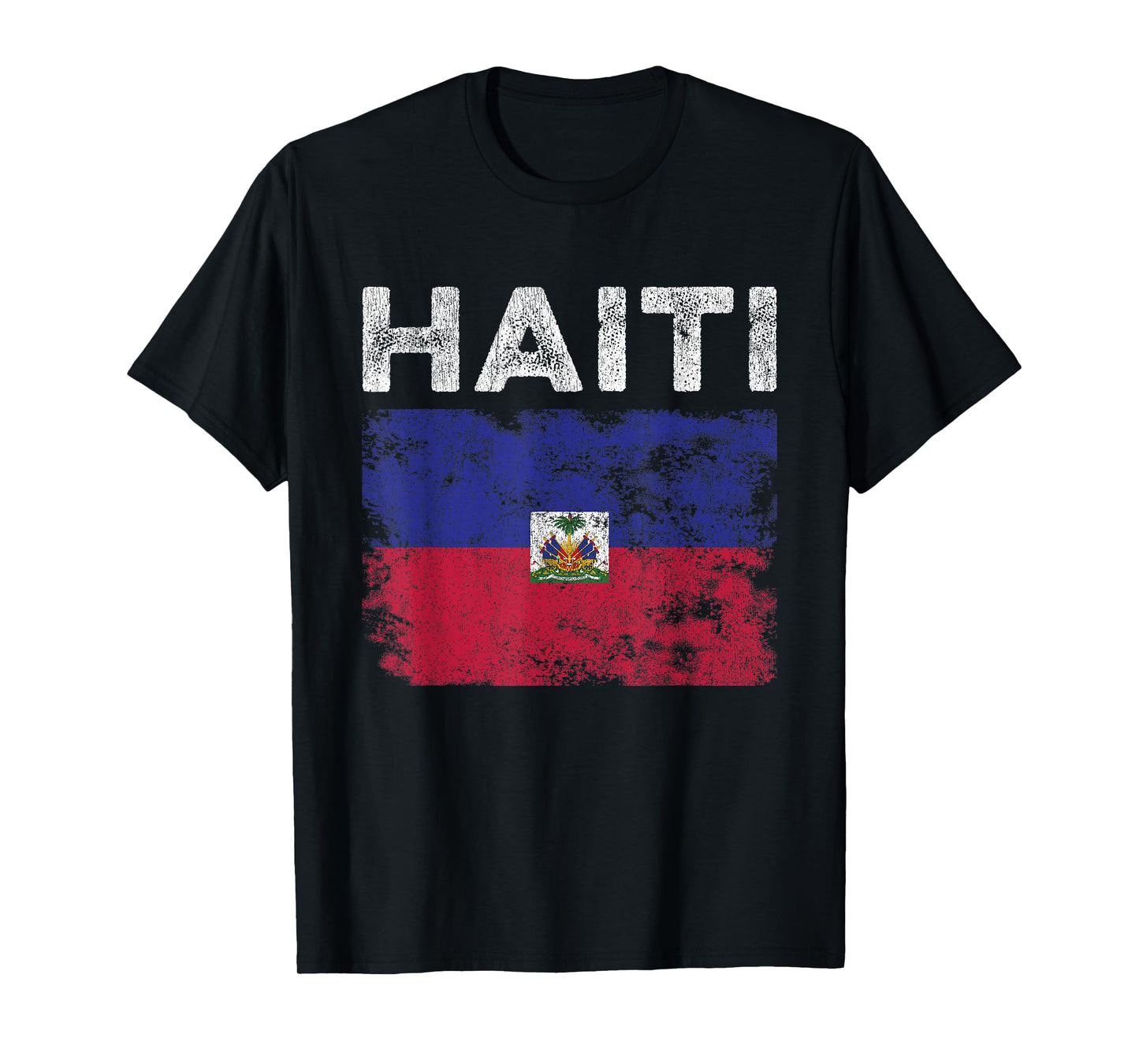 Haiti Flag Distressed - Men Women Kids - Haitian Flag T-Shirt
