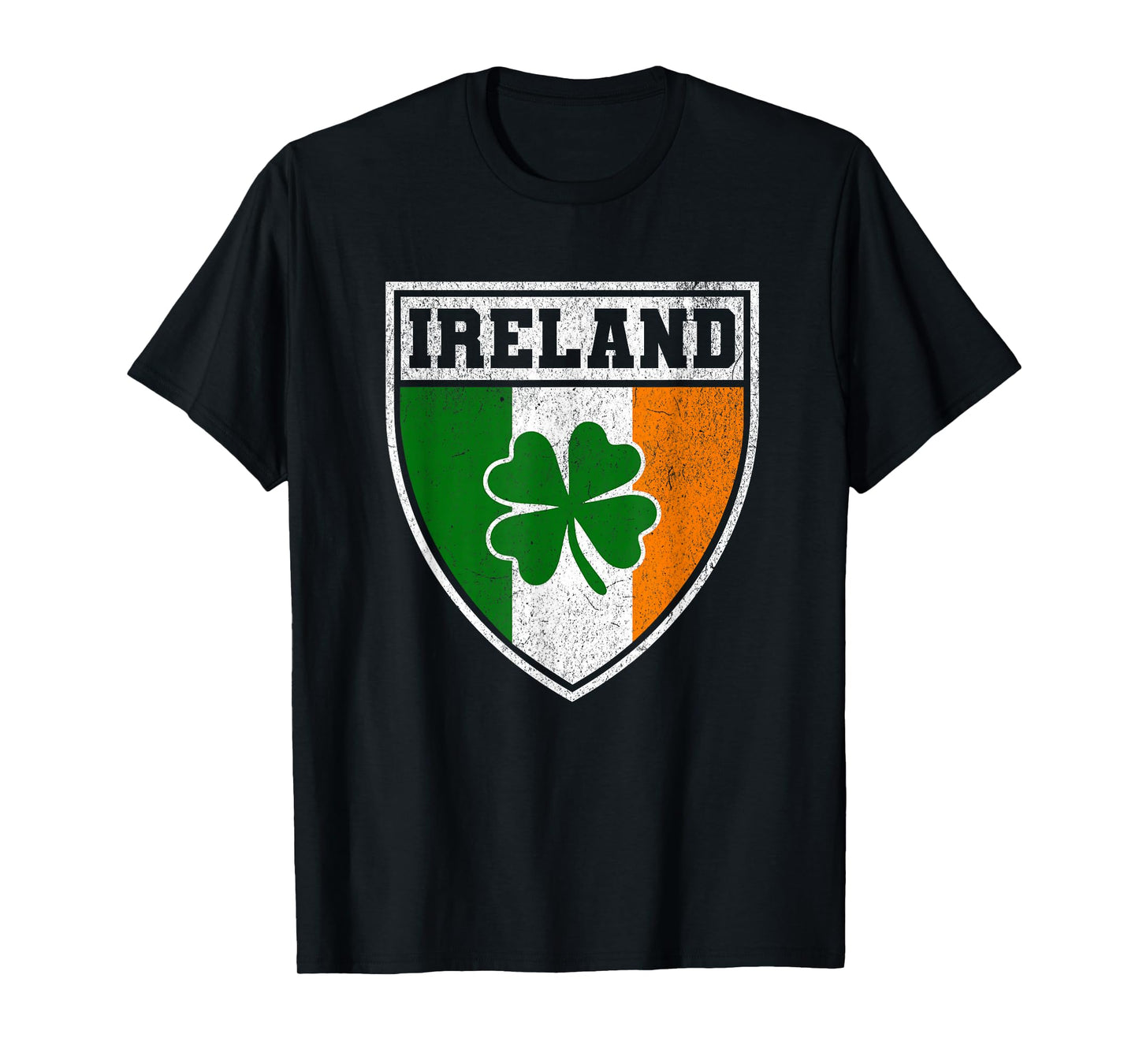 Irish Flag Shield Ireland Pride Shamrock St Patricks Day T-Shirt