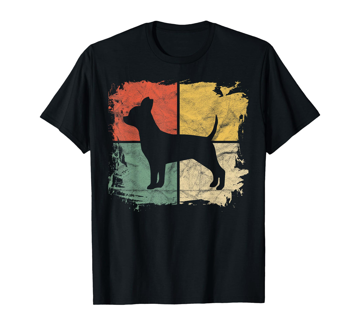 Square Retro Chihuahua Owner Gift Dog Parent Dad Chi-chi Mom T-Shirt