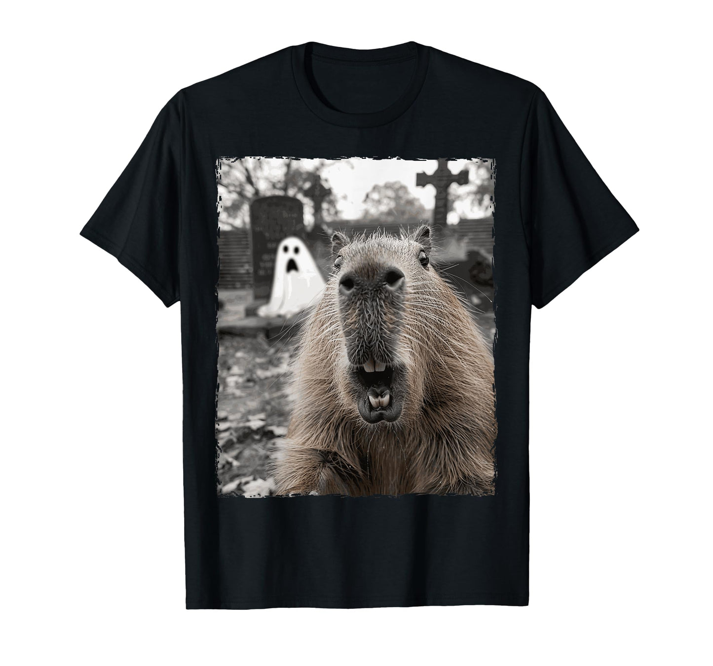 Funny Capybara Halloween Costume T-Shirt