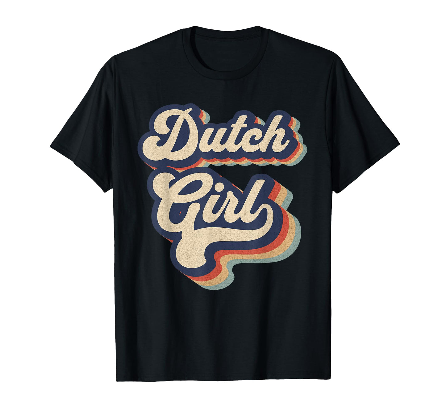 Dutch Girl Vintage Retro Netherlands Pride Womens T-Shirt