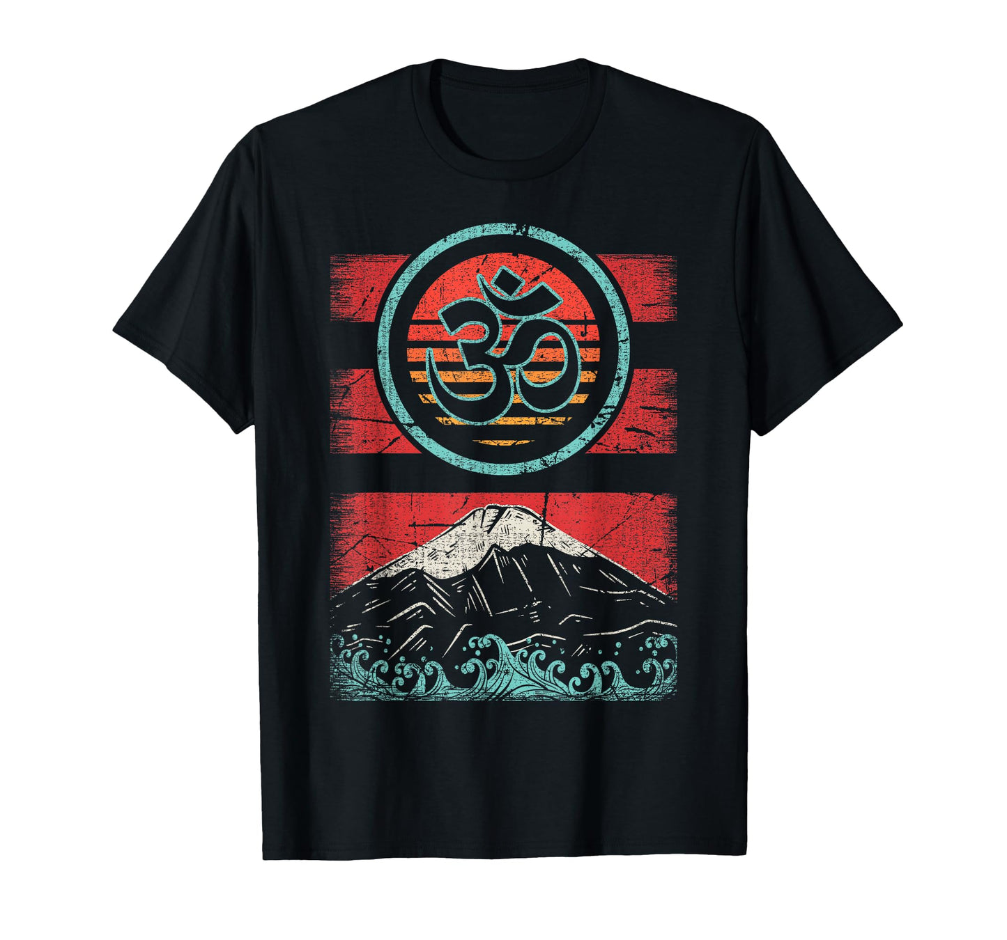 Om Ohm Symbol Retro Vintage 80s Style Meditation Yoga Gift T-Shirt