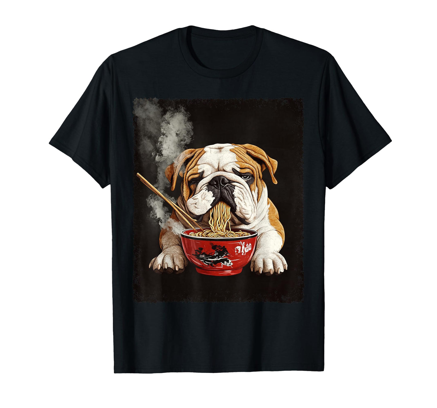 English Bulldog Dog Ramen T-Shirt