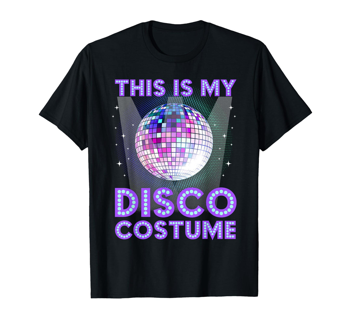 Disco Costume Art for Men Women 70s 80s Party Disco Lover T-Shirt